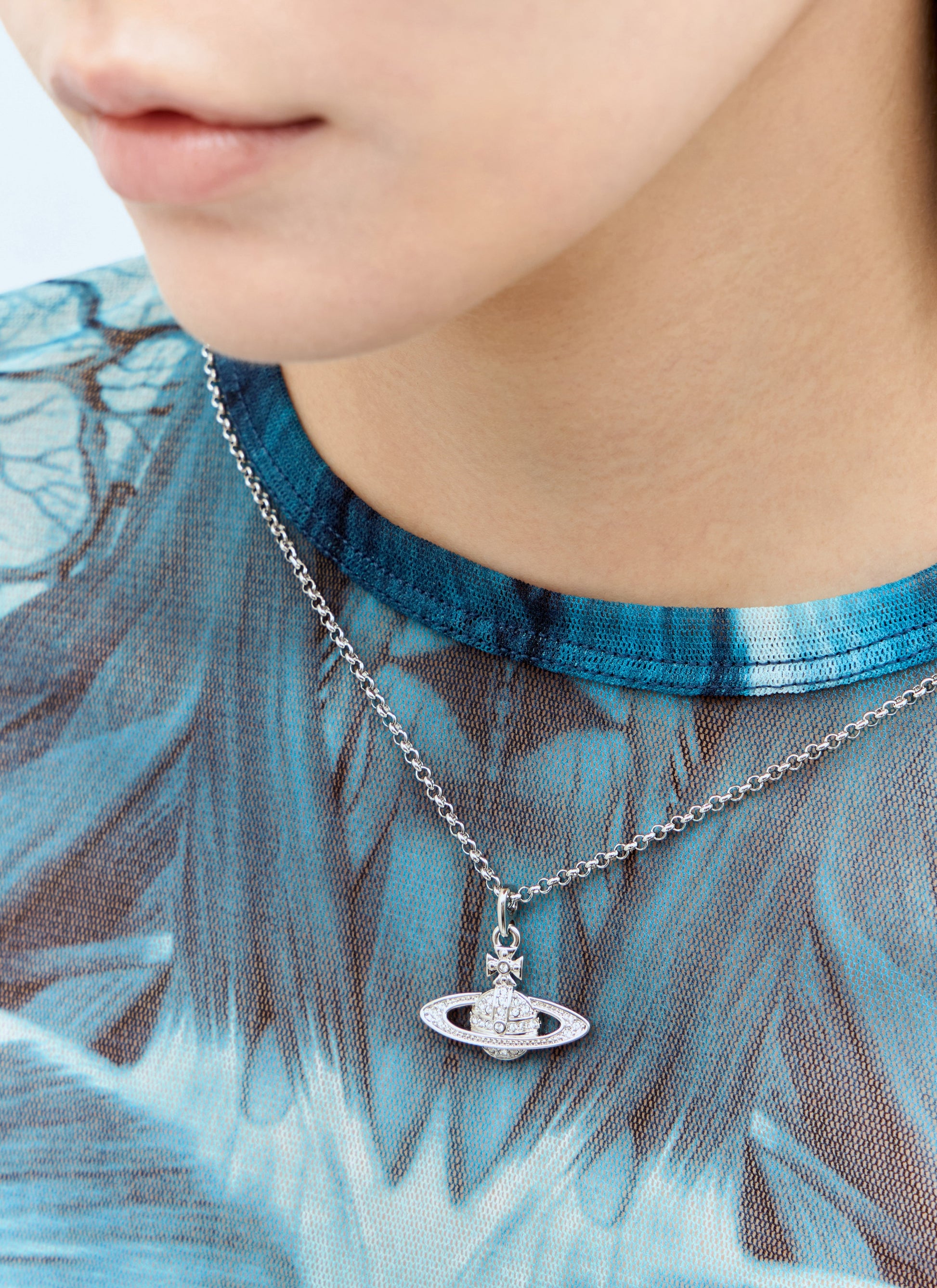 Vivienne Westwood Men Mini Bas Relief Necklace VIVIENNE WESTWOOD