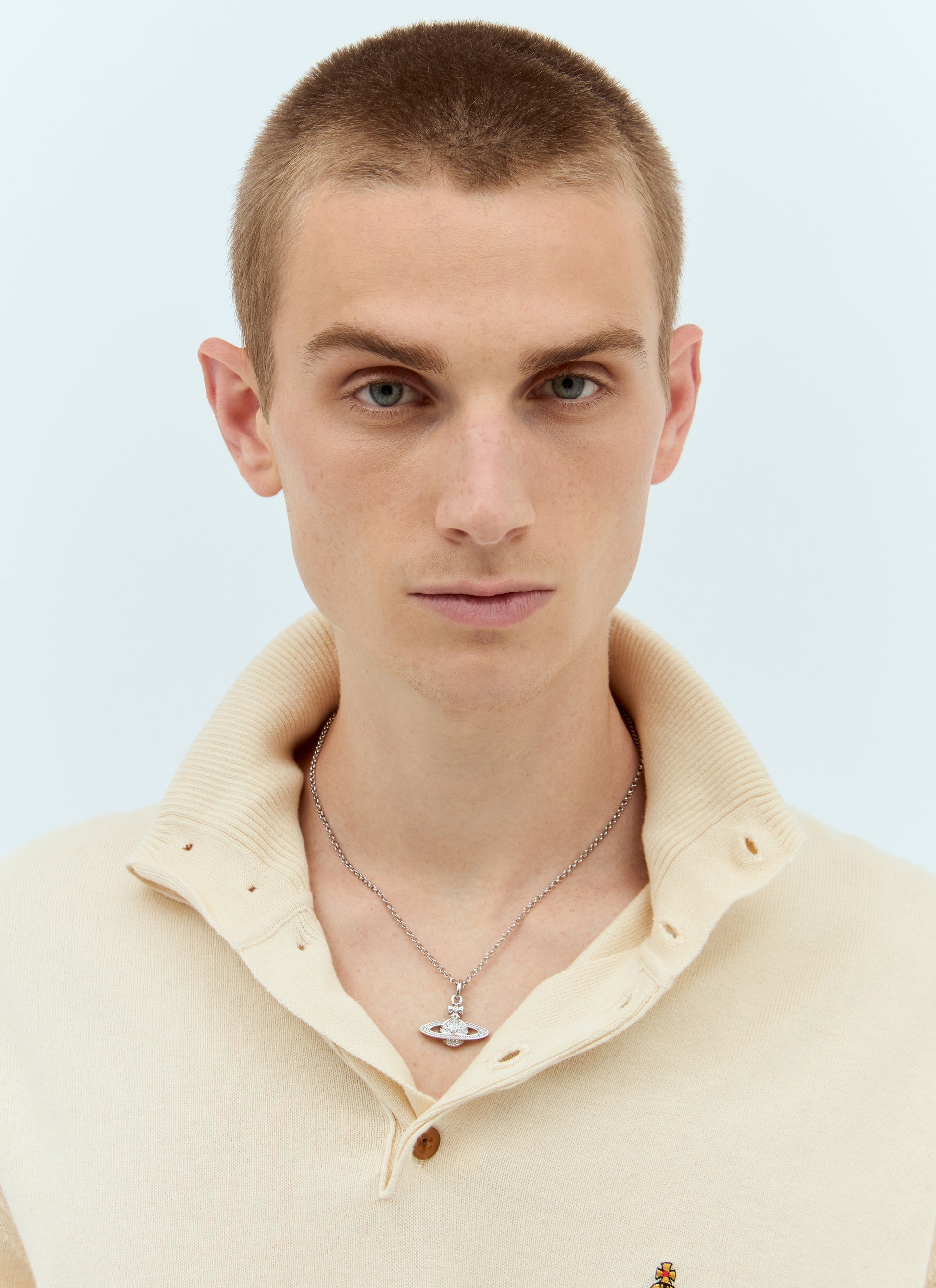 Vivienne Westwood Men Mini Bas Relief Necklace VIVIENNE WESTWOOD