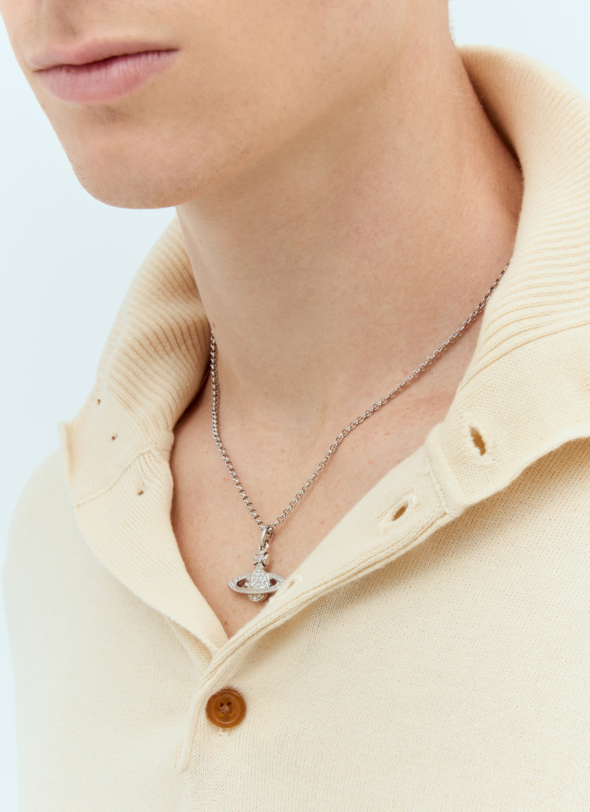 Vivienne Westwood Men Mini Bas Relief Necklace VIVIENNE WESTWOOD
