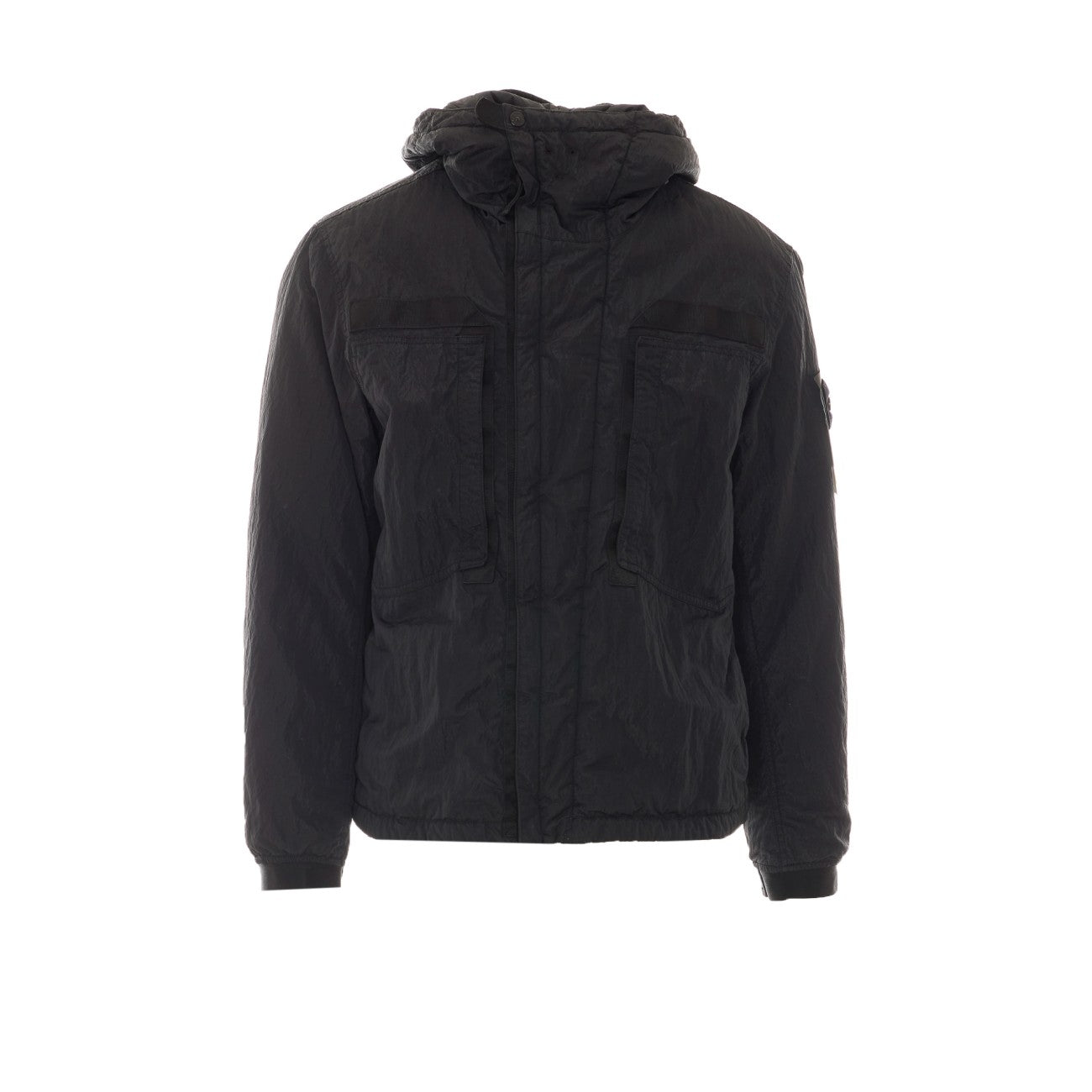 Stone Island Men Warp Rib Nylon-Tb Logo Parka STONE ISLAND