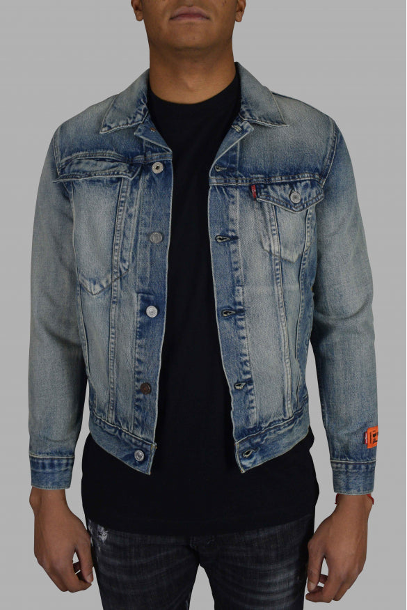 Heron Preston Men Denim Jacket HERON PRESTON
