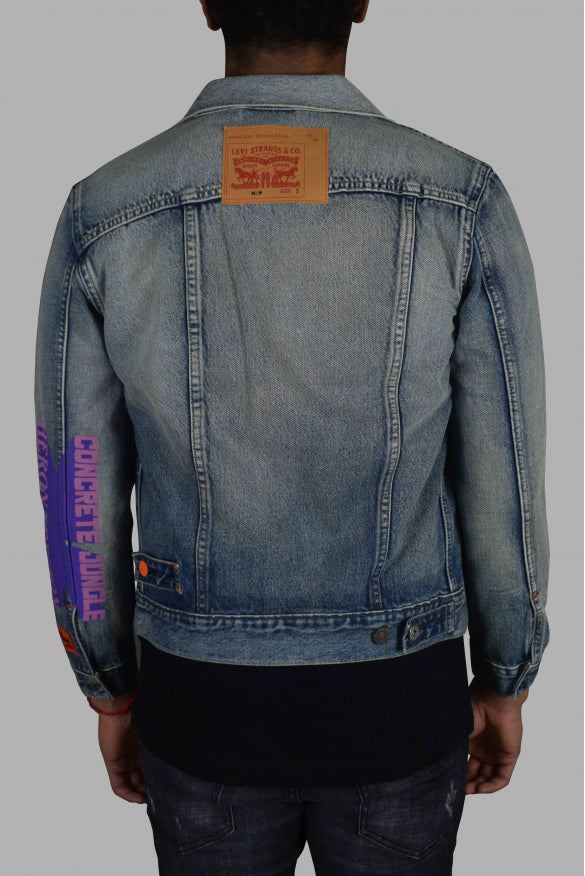 Heron Preston Men Denim Jacket HERON PRESTON