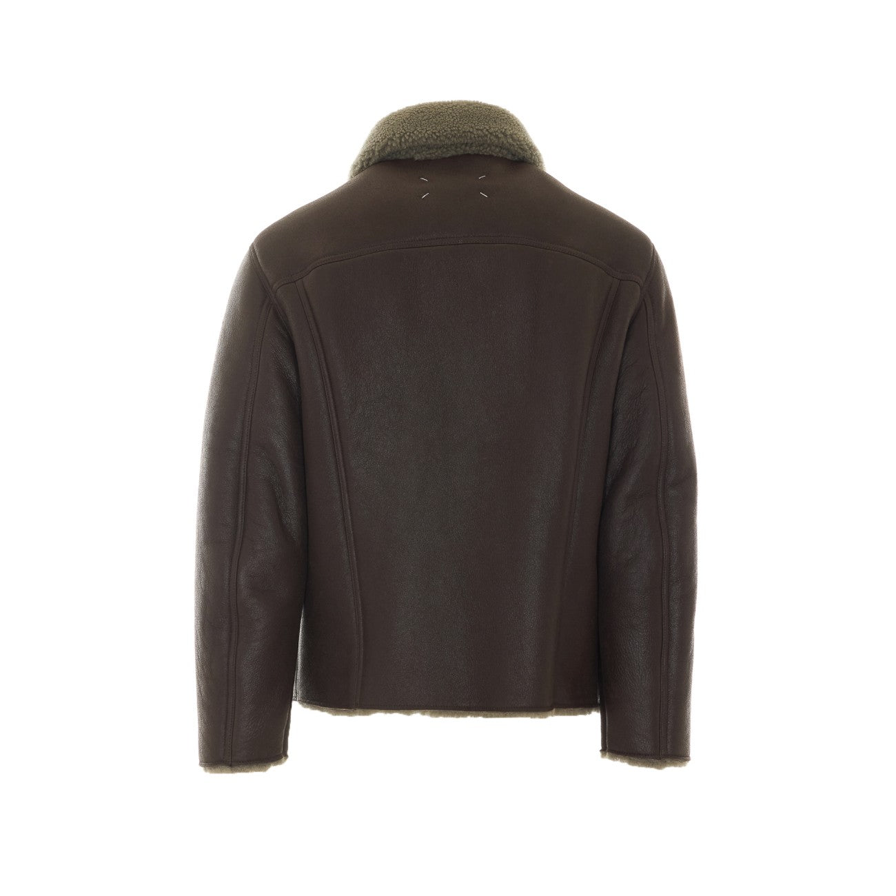 Maison Margiela Men Waxed Shearling Jacket MAISON MARGIELA