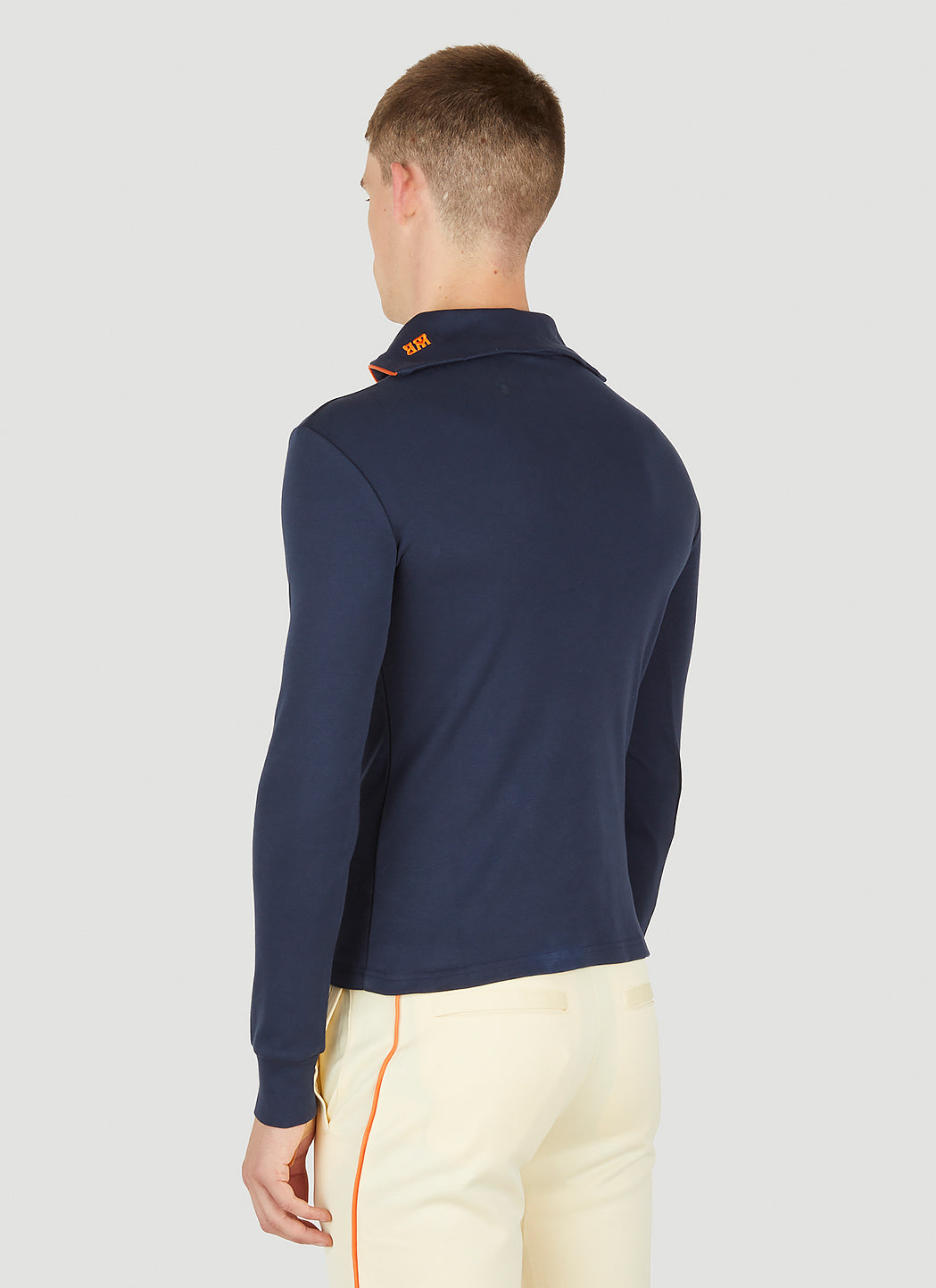 Wales Bonner Men Jazz Half Zip Top WALES BONNER
