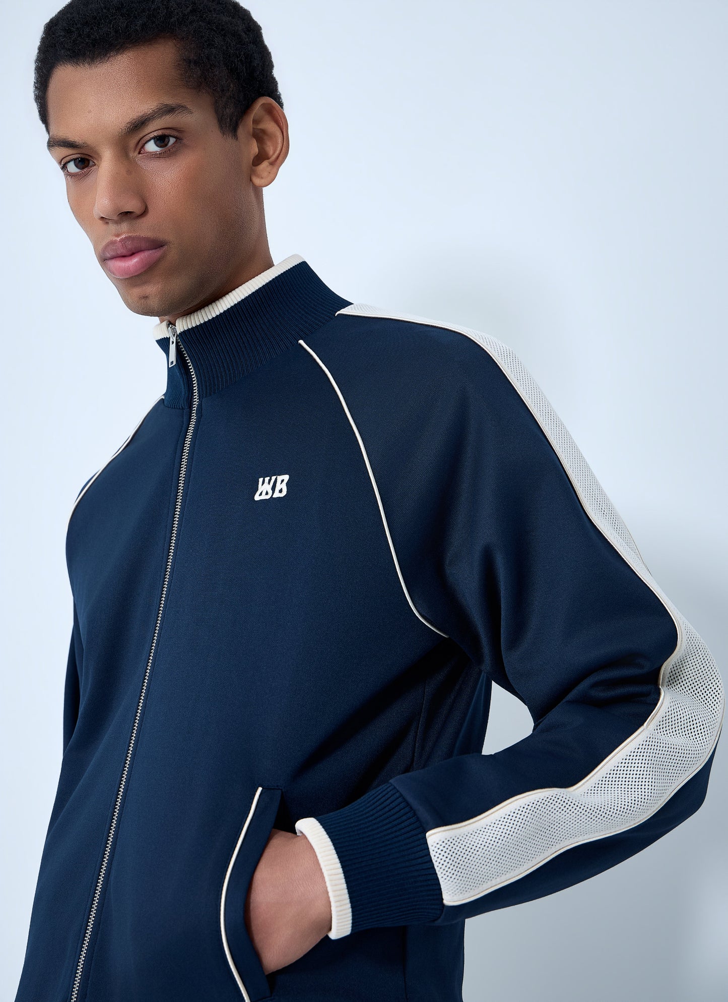 Wales Bonner Men Motion Track Jacket WALES BONNER