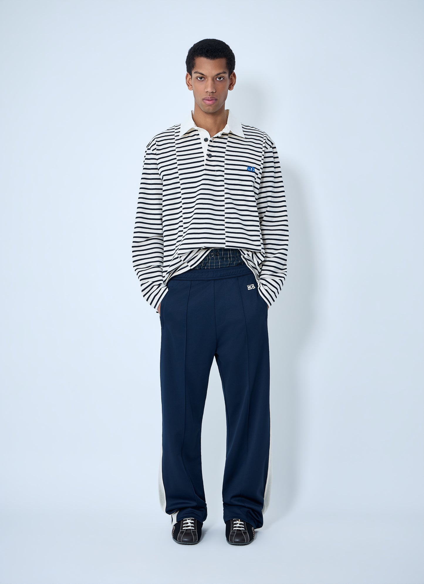 Wales Bonner Men Motion Track Pants WALES BONNER