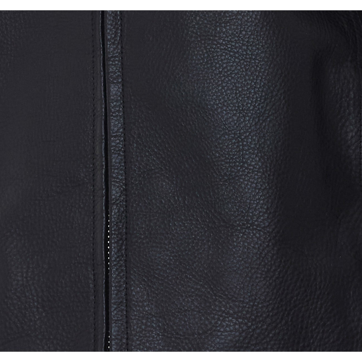 Gucci Men Web Detail Leather Biker Jacket GUCCI