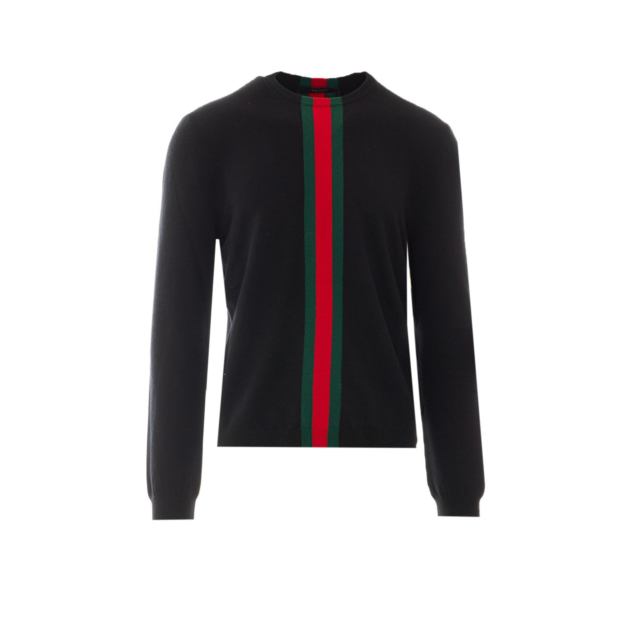 Gucci Men Web Intarsia Sweater GUCCI