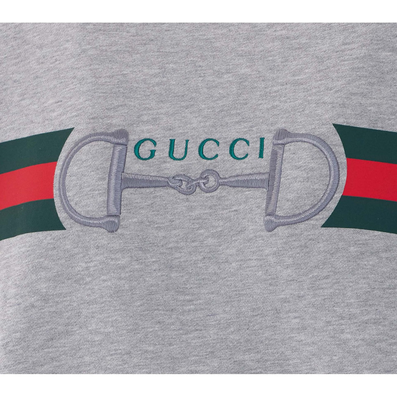 Gucci Men Web Print And Clamp Gucci Embroidery Sweatshirt GUCCI