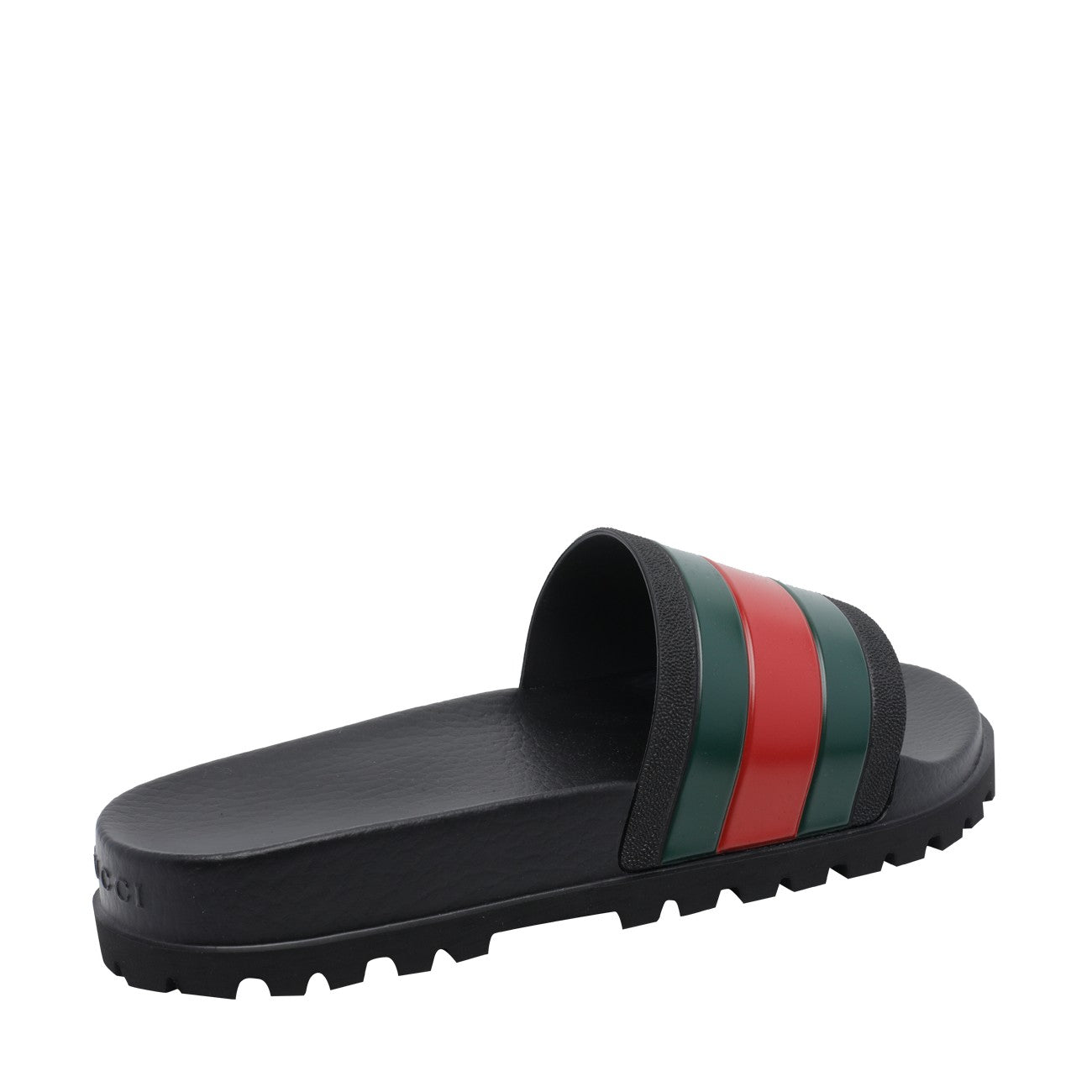 Gucci Men Web Rubber Sandals GUCCI