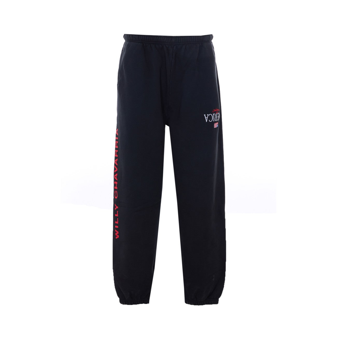 Willy Chavarria Men Welcome To America Sweatpants Willy Chavarria
