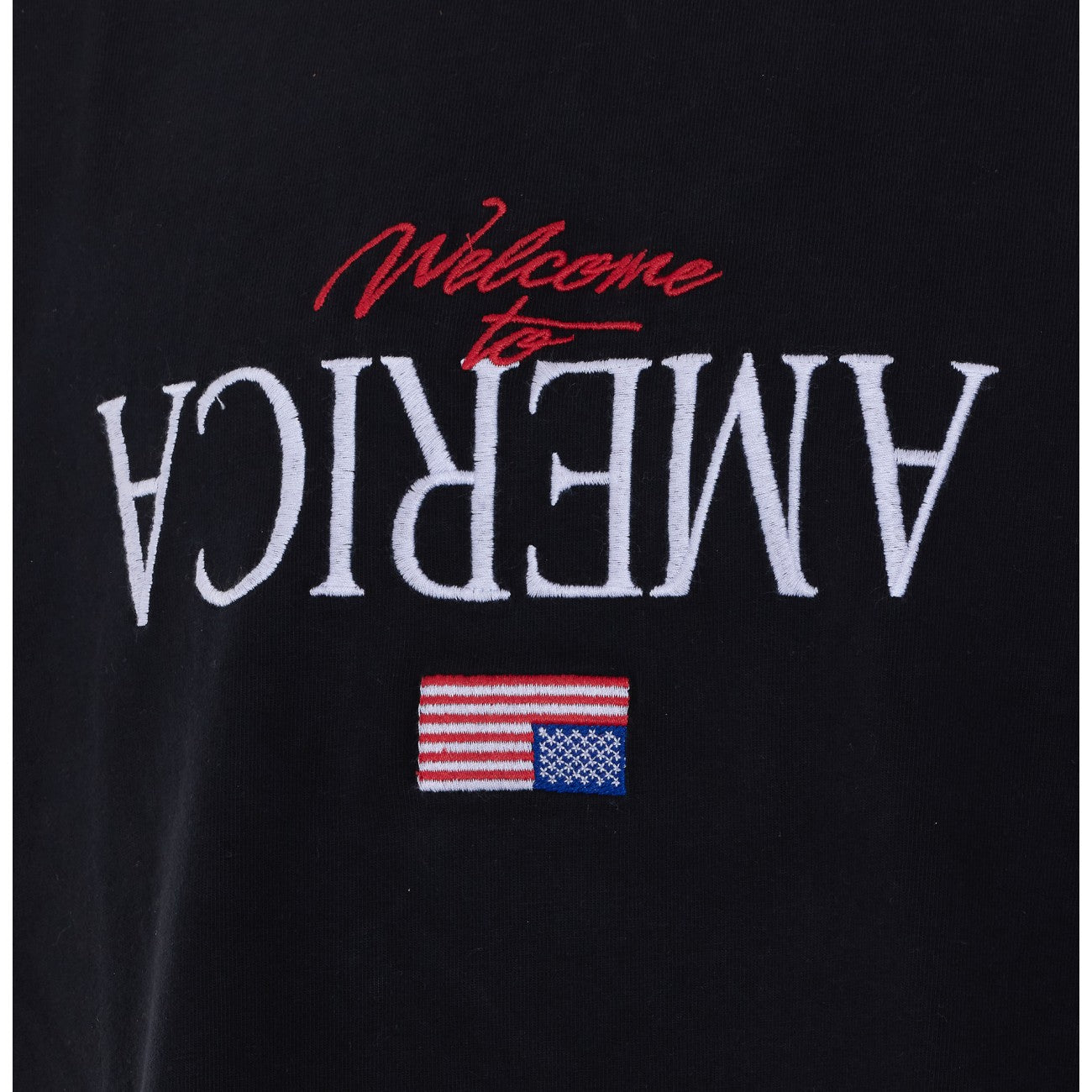 Willy Chavarria Men Welcome To America T-Shirt Willy Chavarria