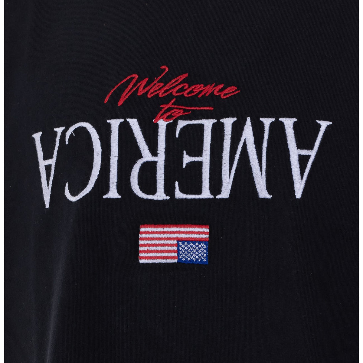 Willy Chavarria Men Welcome To America T-Shirt Willy Chavarria