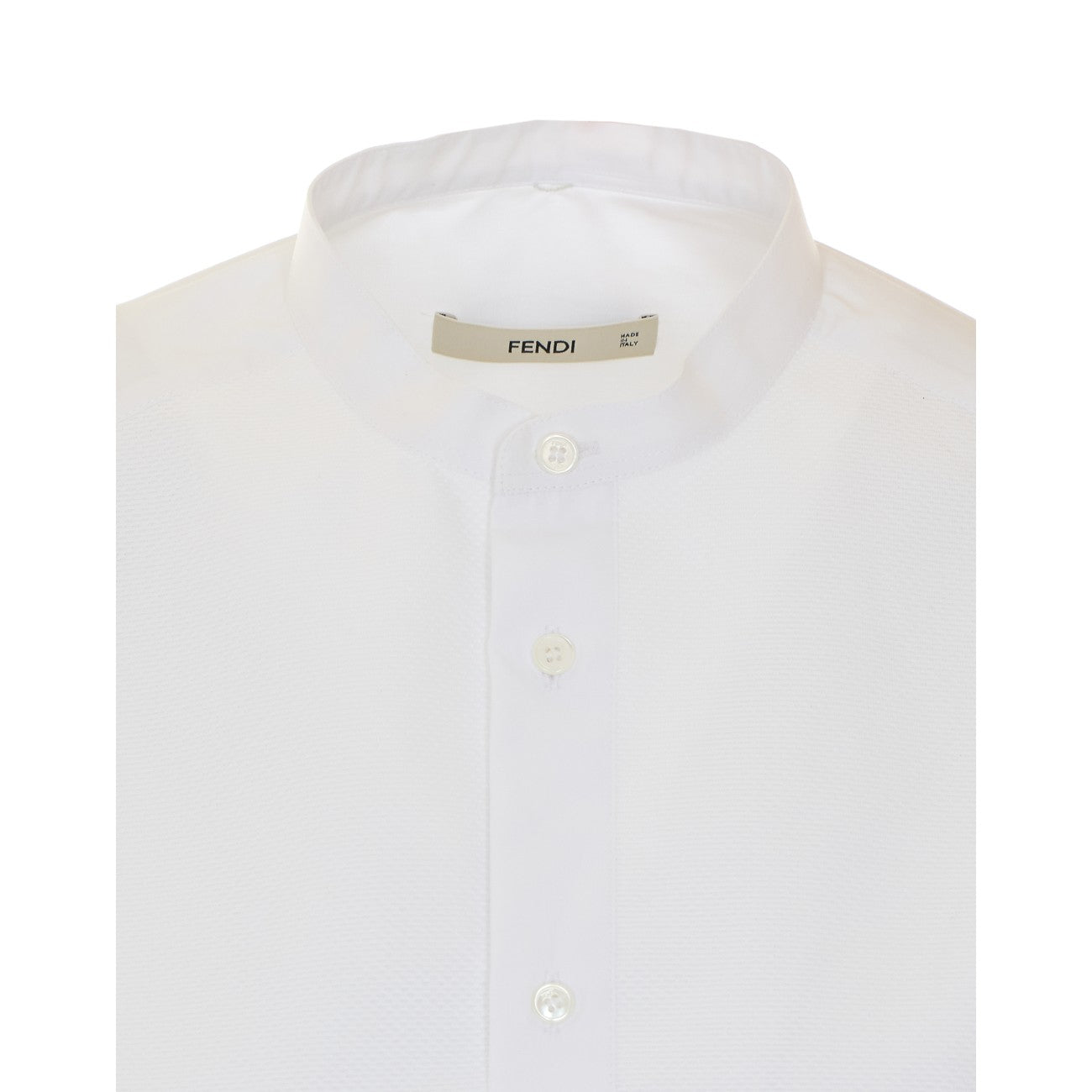 Fendi Women White Poplin Shirt FENDI