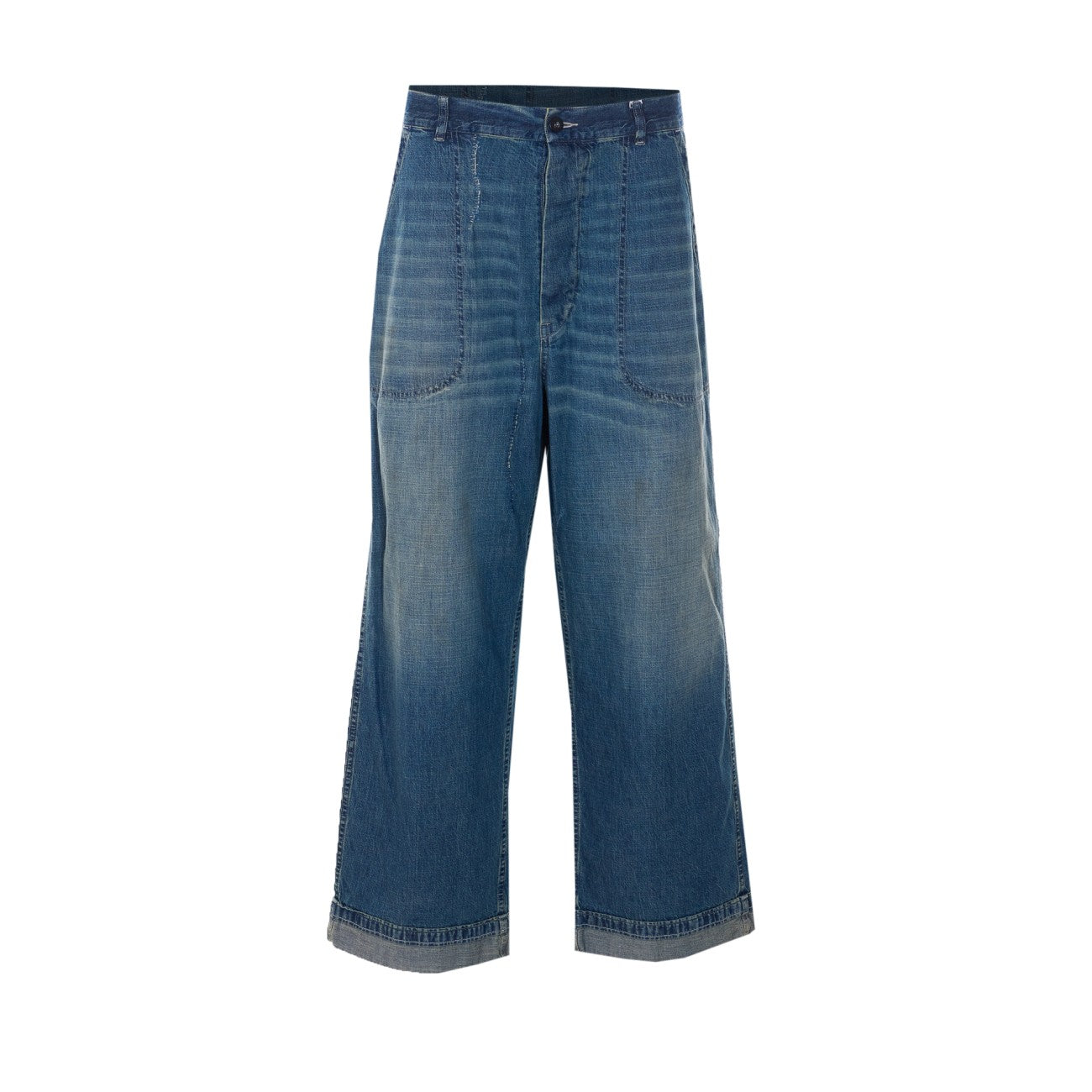 Maison Margiela Men Wide Leg Denim Jeans MAISON MARGIELA