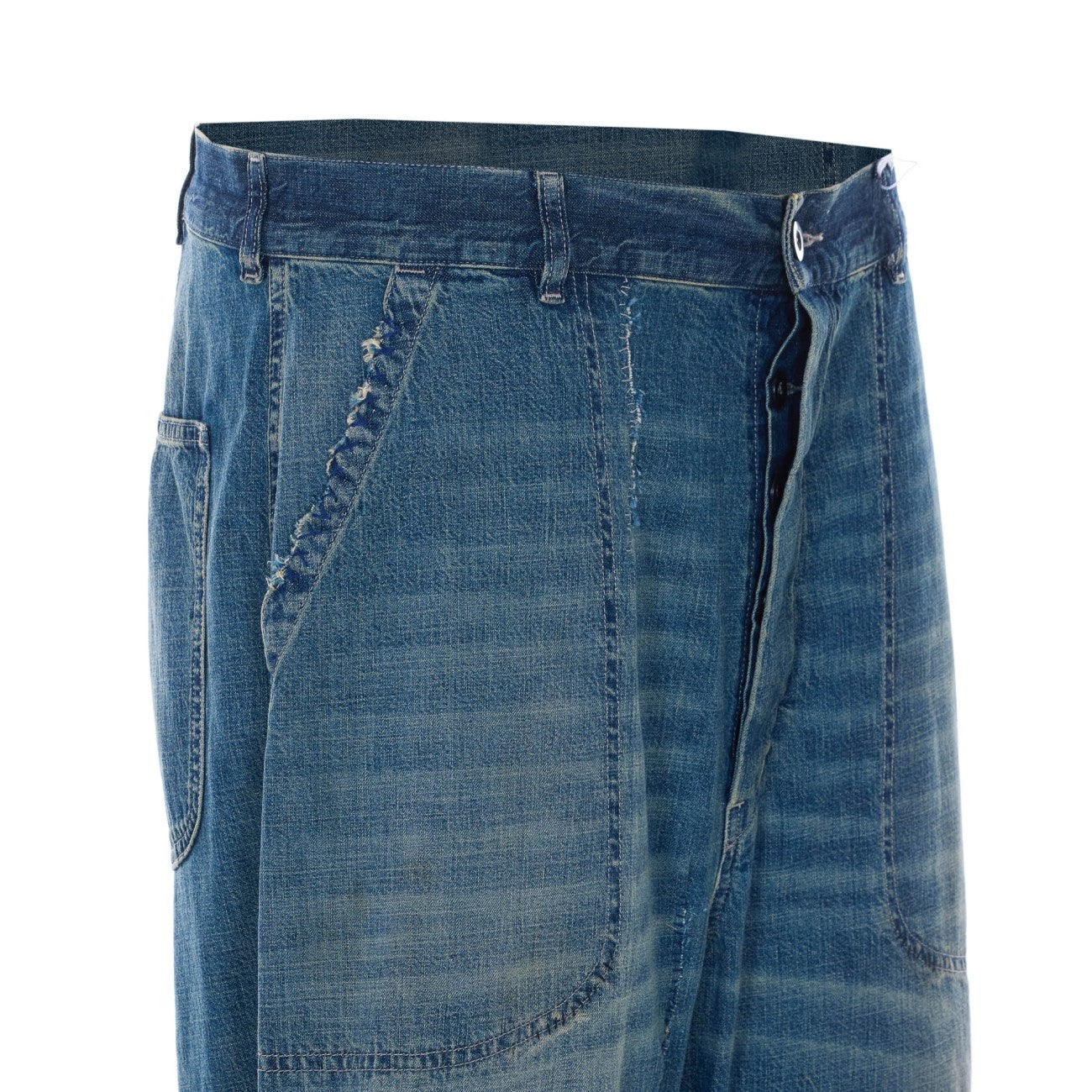 Maison Margiela Men Wide Leg Denim Jeans MAISON MARGIELA