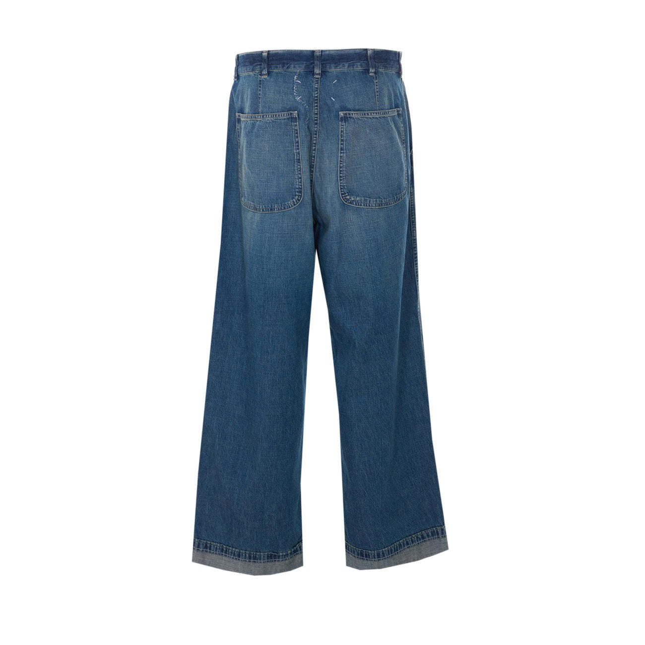 Maison Margiela Men Wide Leg Denim Jeans MAISON MARGIELA