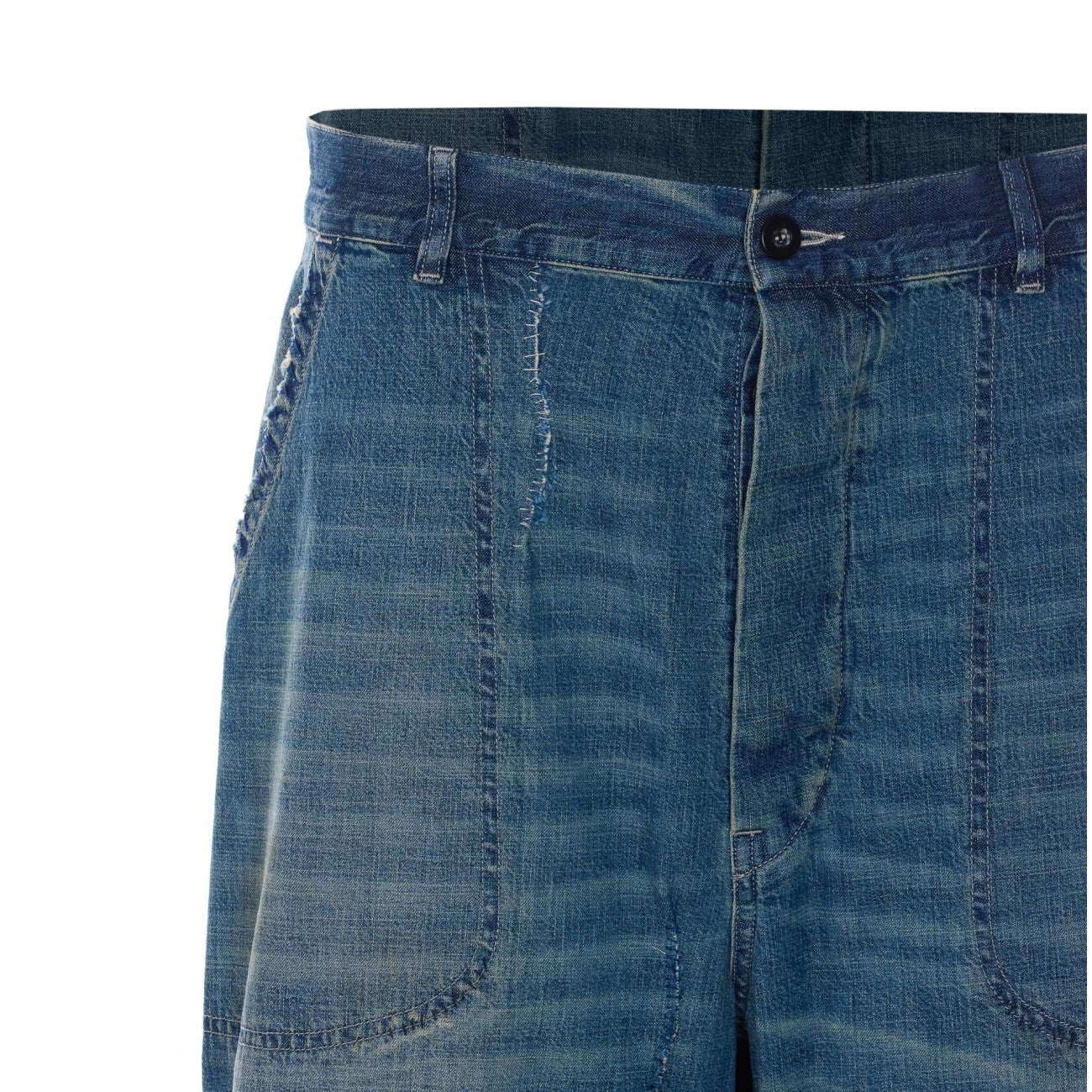 Maison Margiela Men Wide Leg Denim Jeans MAISON MARGIELA