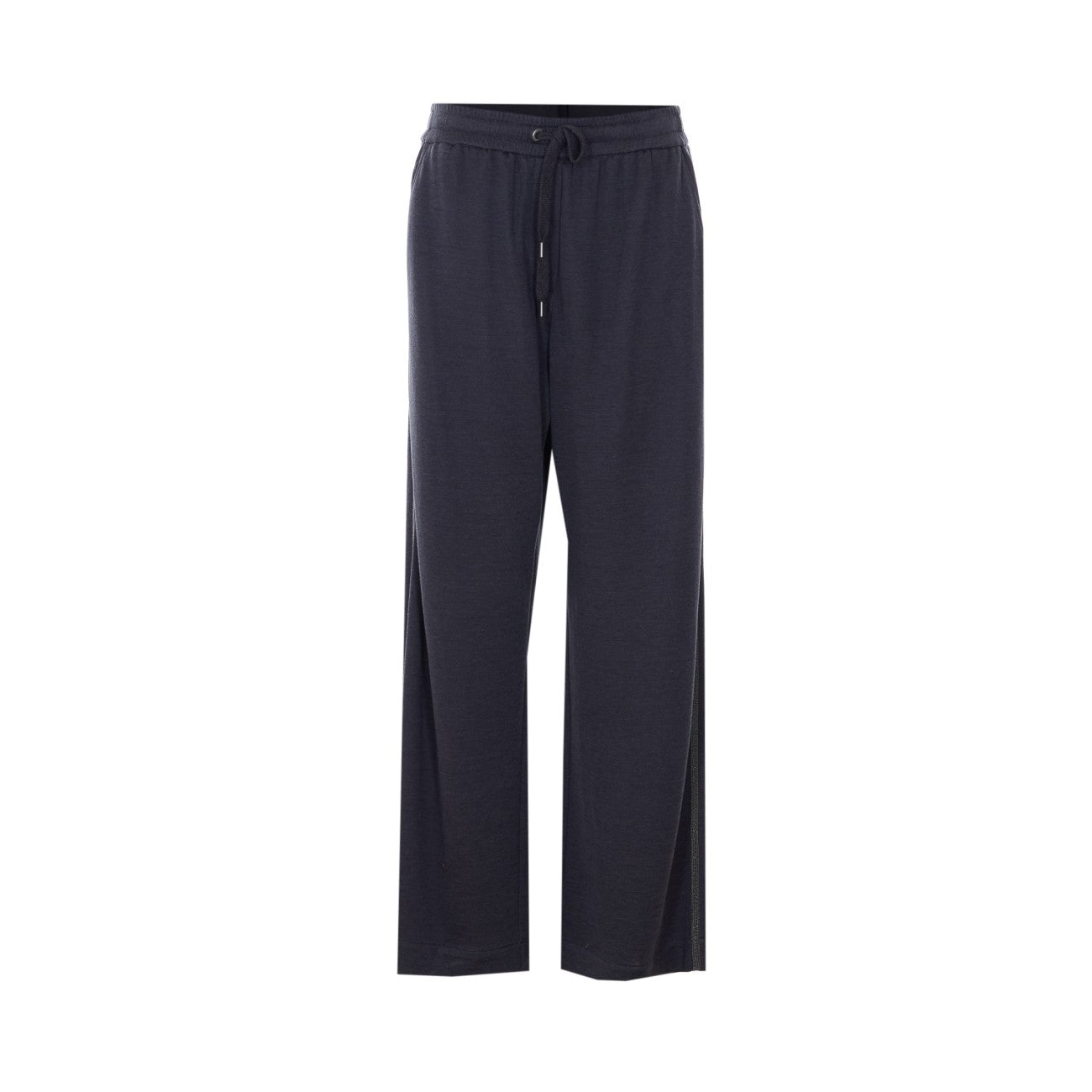 Brunello Cucinelli Women Wide Pants With Precious Stripe BRUNELLO CUCINELLI