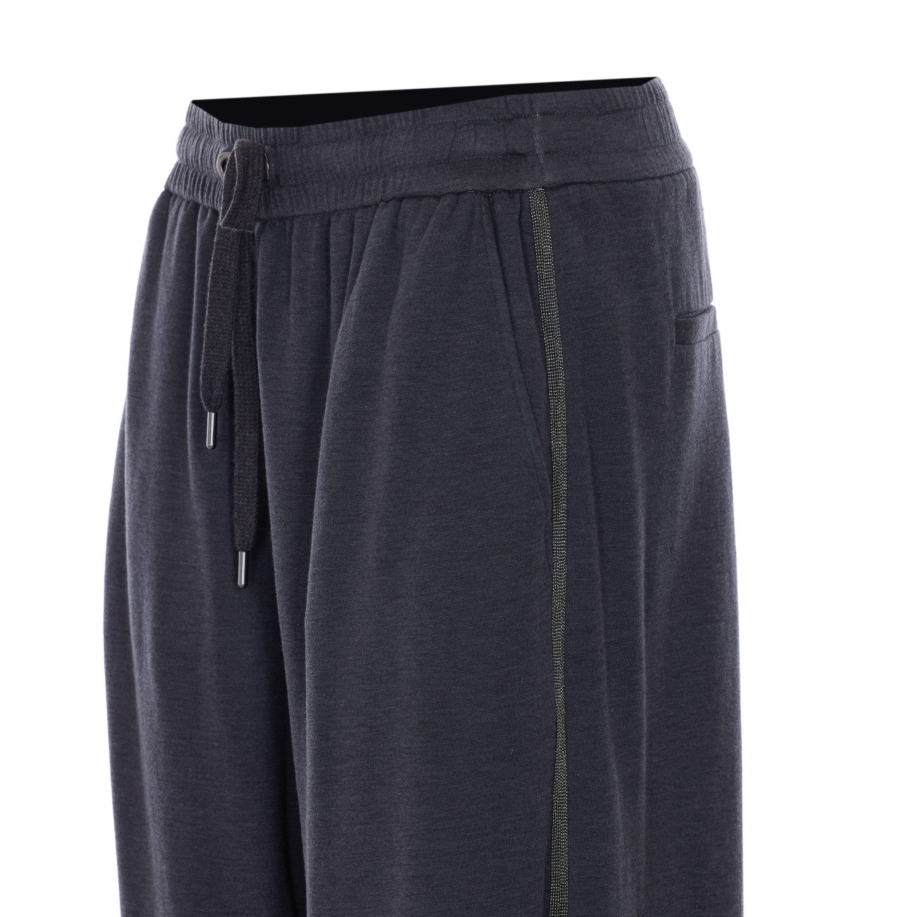 Brunello Cucinelli Women Wide Pants With Precious Stripe BRUNELLO CUCINELLI