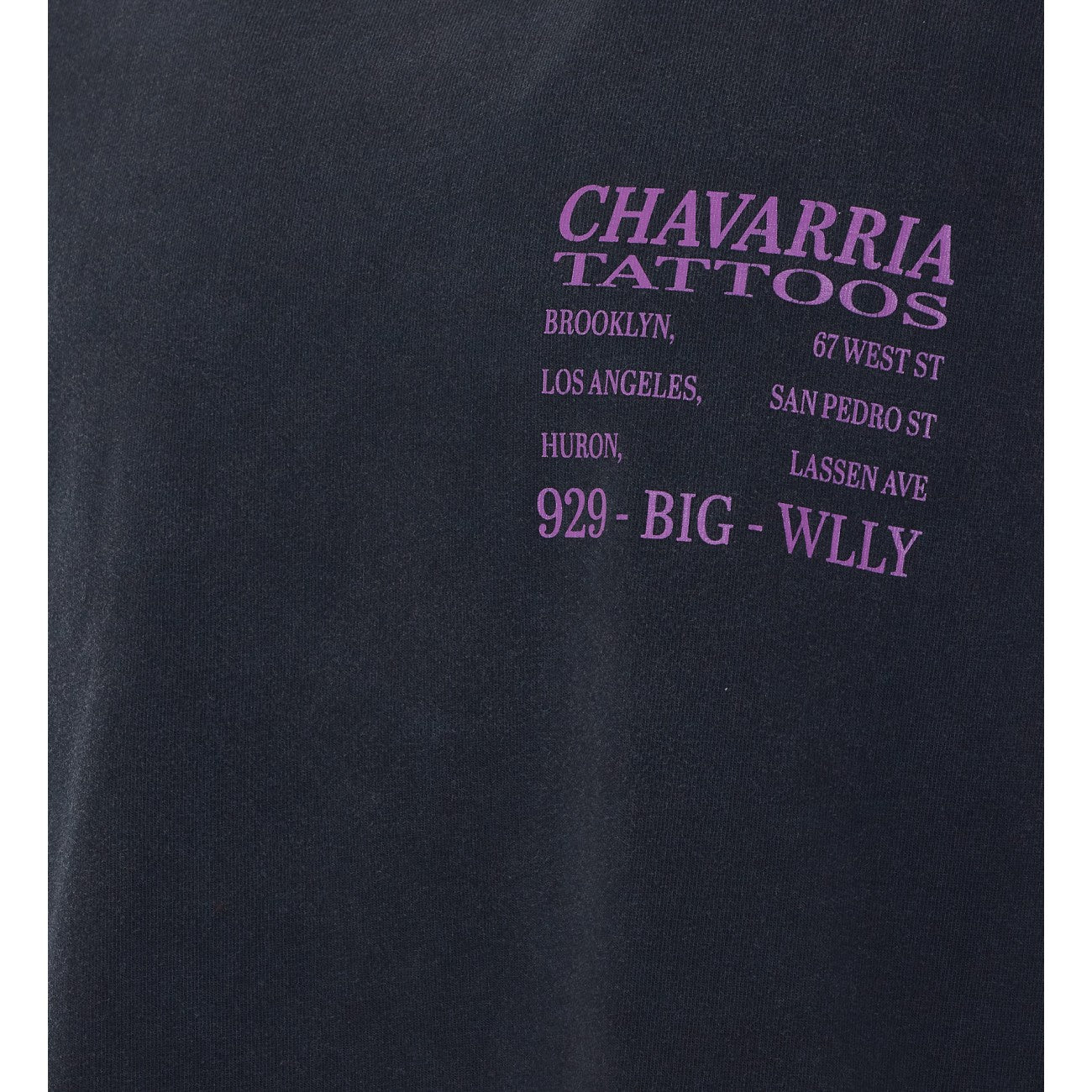 Willy Chavarria Men Willy Tattoo Buffalo T-Shirt Willy Chavarria