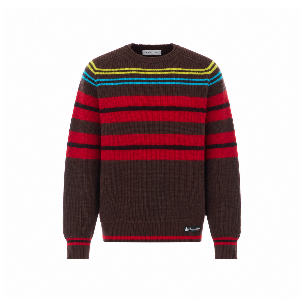 Lanvin Men Wool And Cashmere Striped Sweater LANVIN