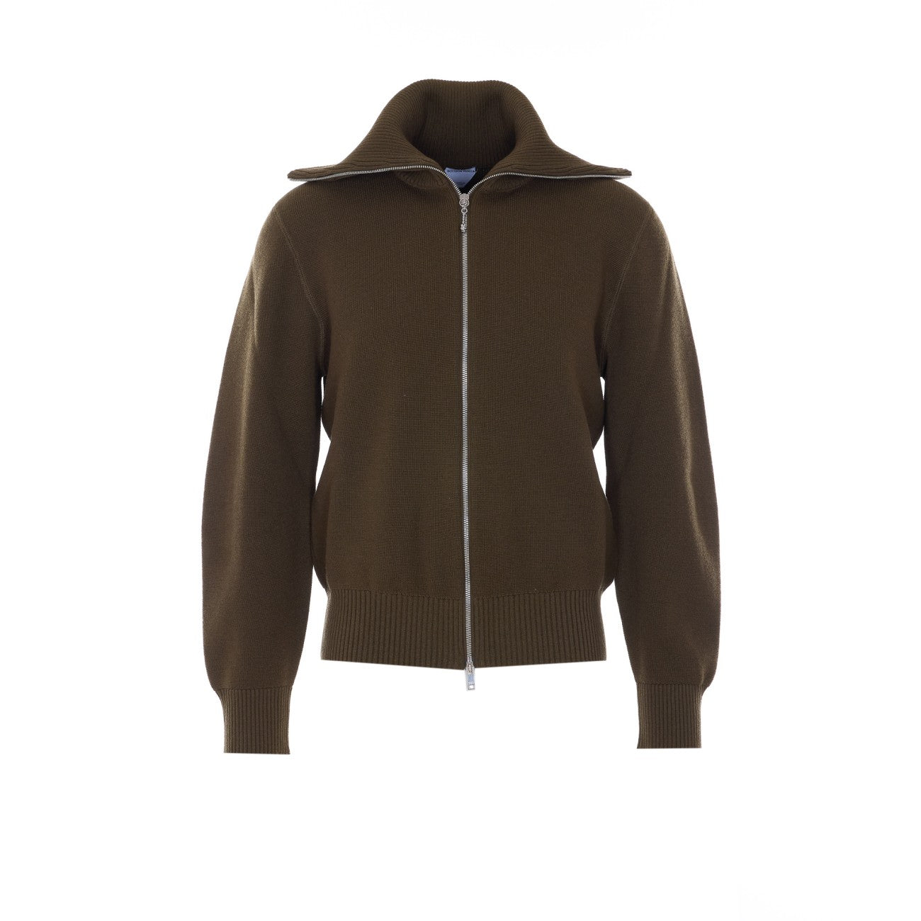 Bottega Veneta Men Wool And Cotton Zip Up Cardigan BOTTEGA VENETA