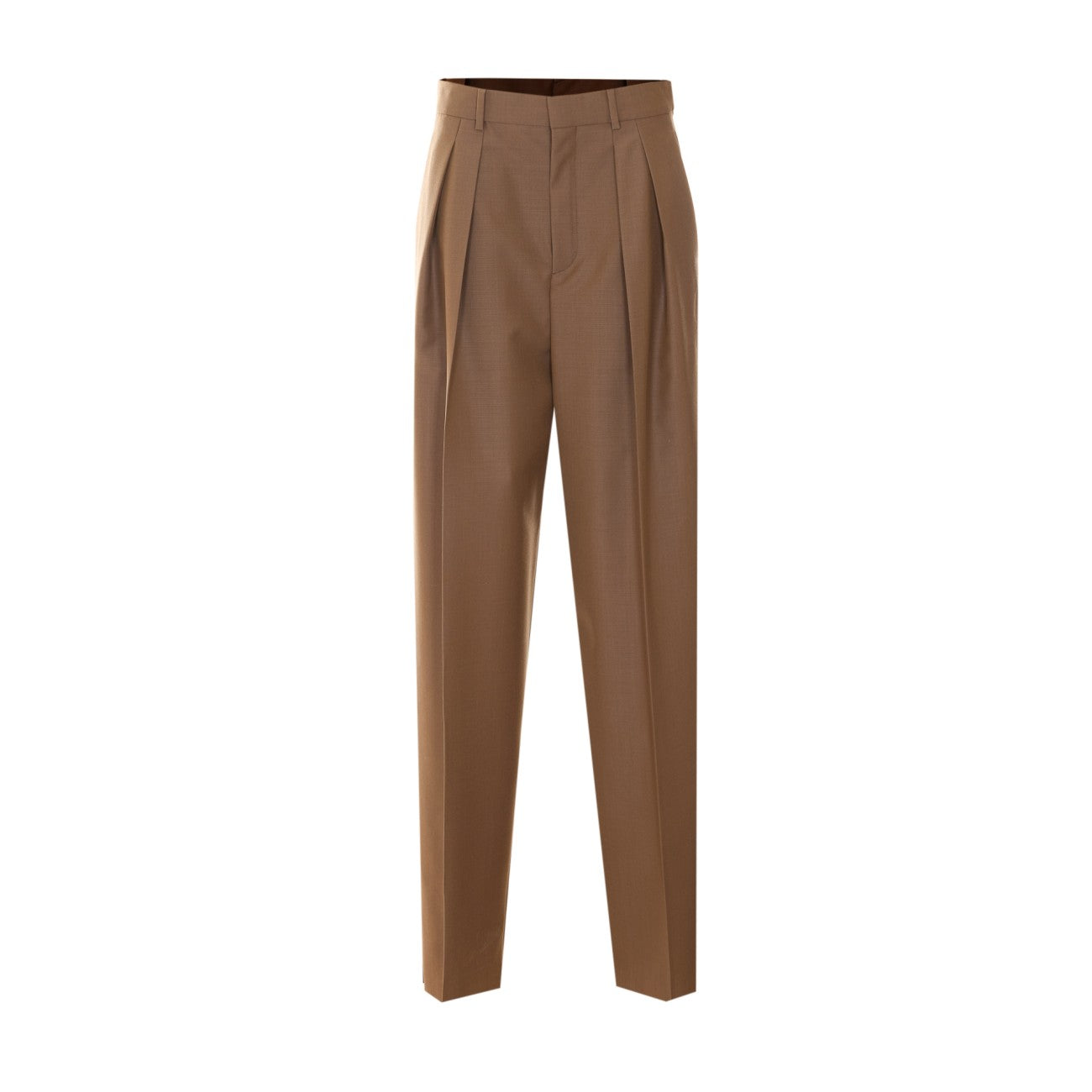 Saint Laurent Women Wool And Mohair Wide Pants SAINT LAURENT
