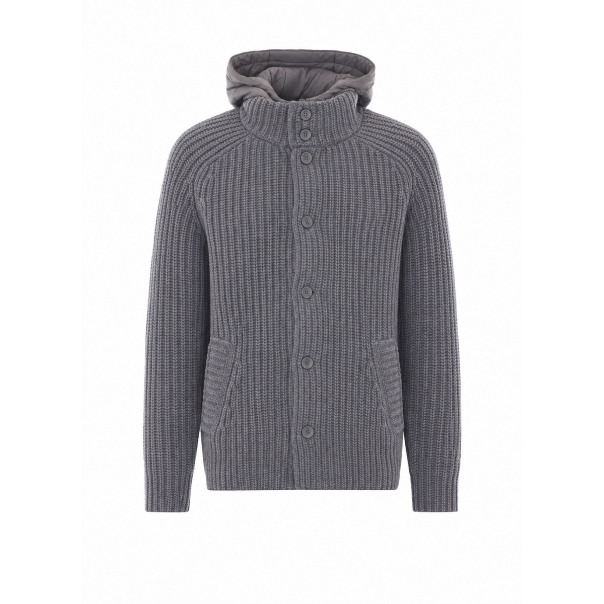 Herno Men Wool Cable-Knit Jacket HERNO