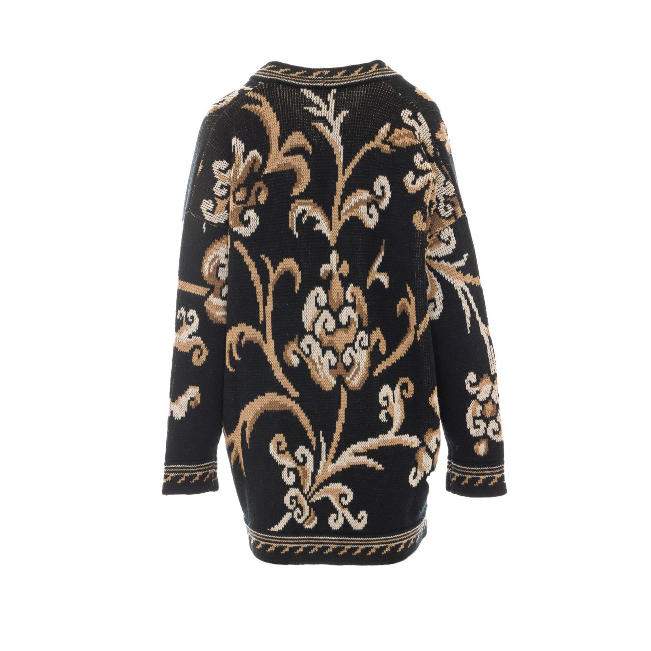 Etro Women Wool Cardigan With Floral Paisley Motif ETRO