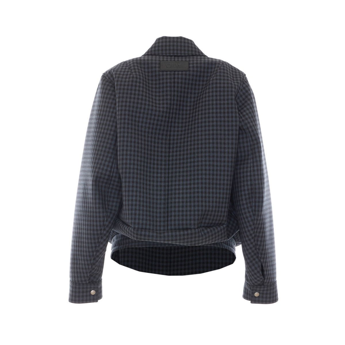 Loewe Women Wool Drawstring Jacket With Loewe Logo LOEWE