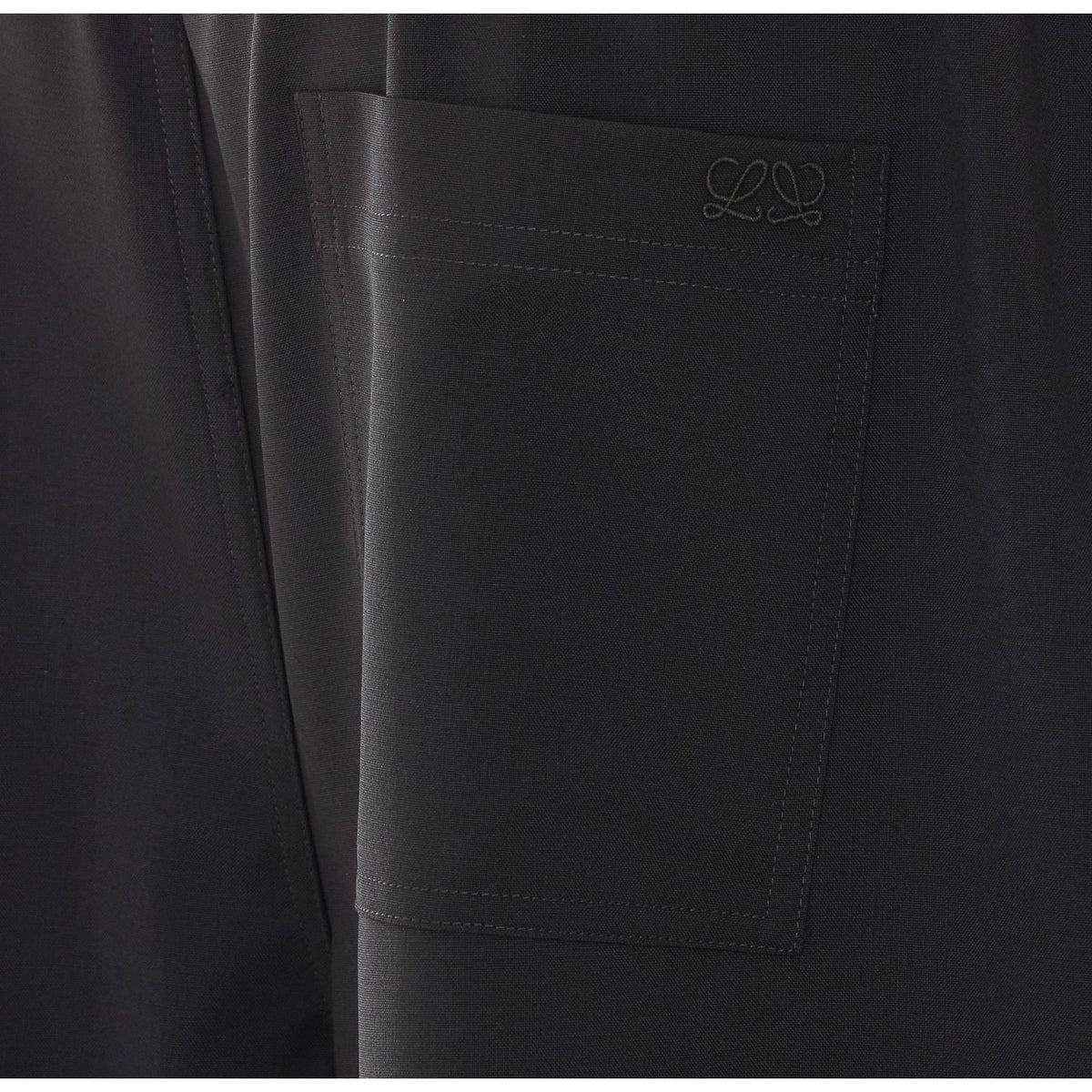 Loewe Men Wool Drawstring Pants LOEWE