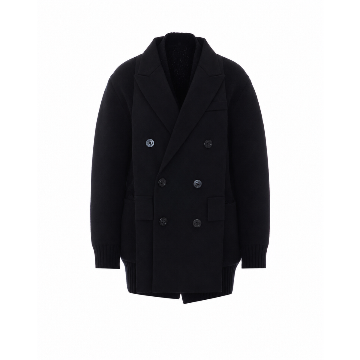 Sacai Women Wool Flannel Cardigan SACAI