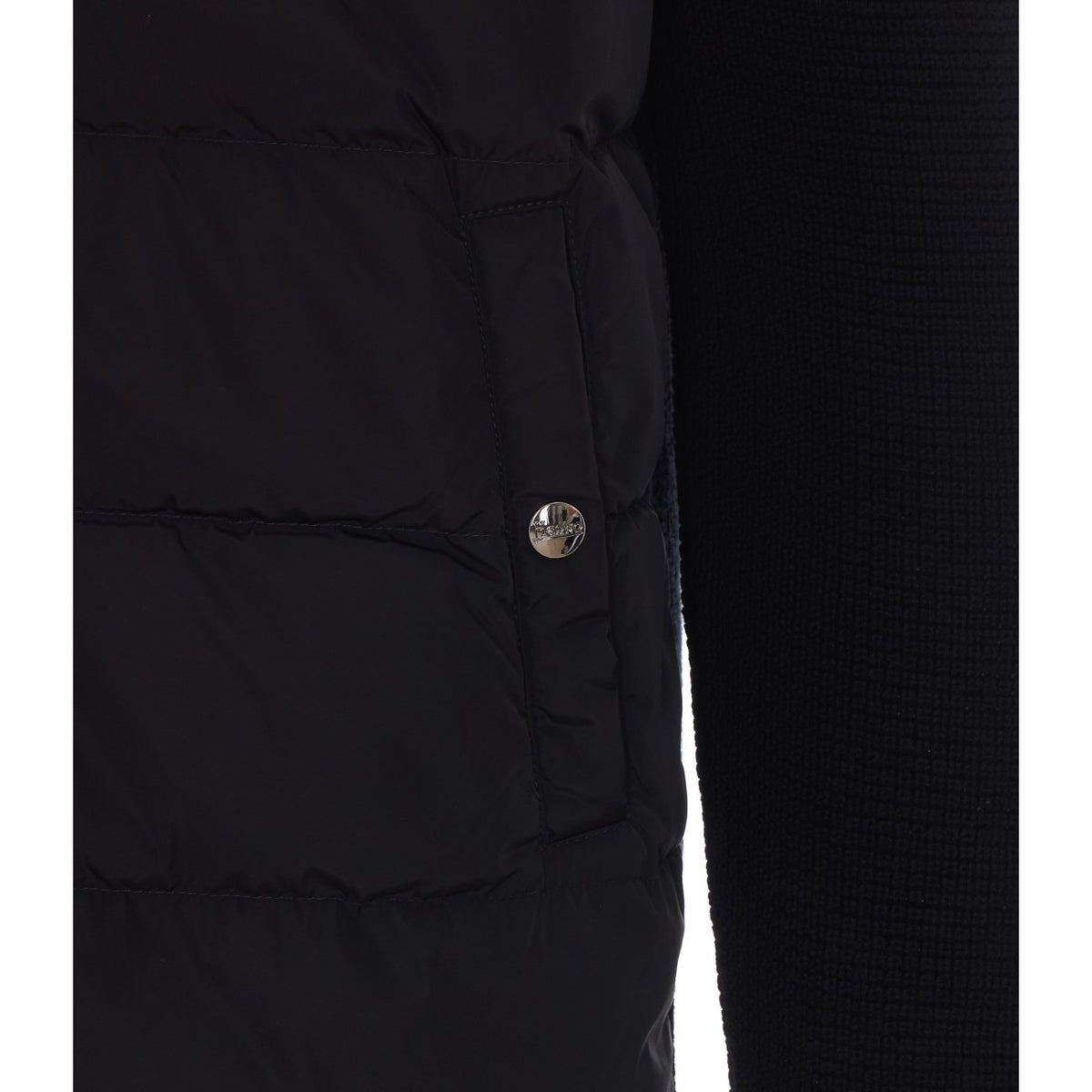 Herno Men Wool Jacket With A Waffle Knit Texture And Nylon HERNO