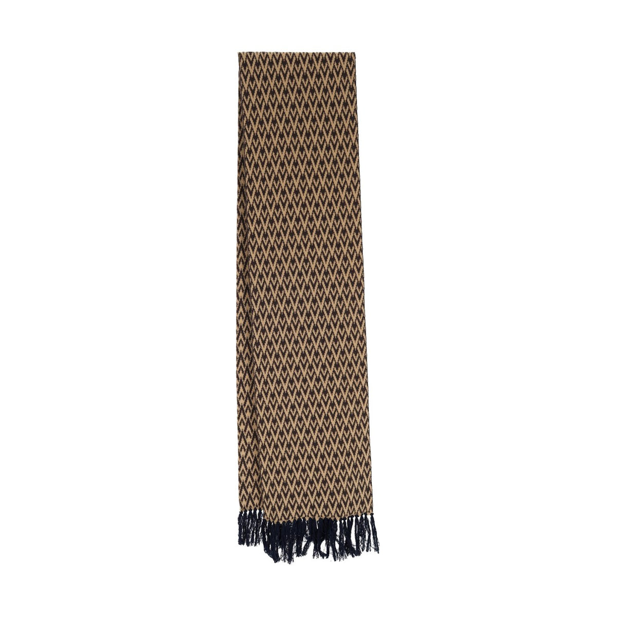 Valentino Garavani Men Wool Knitted Toute La V Scarf VALENTINO GARAVANI