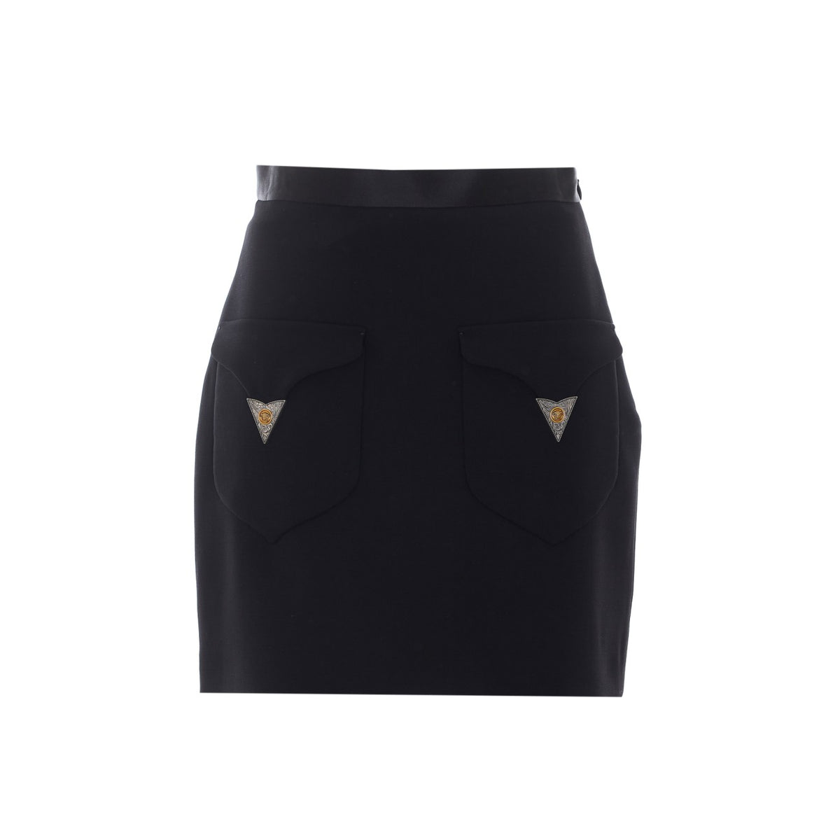 Versace Women Wool Mini Skirt VERSACE