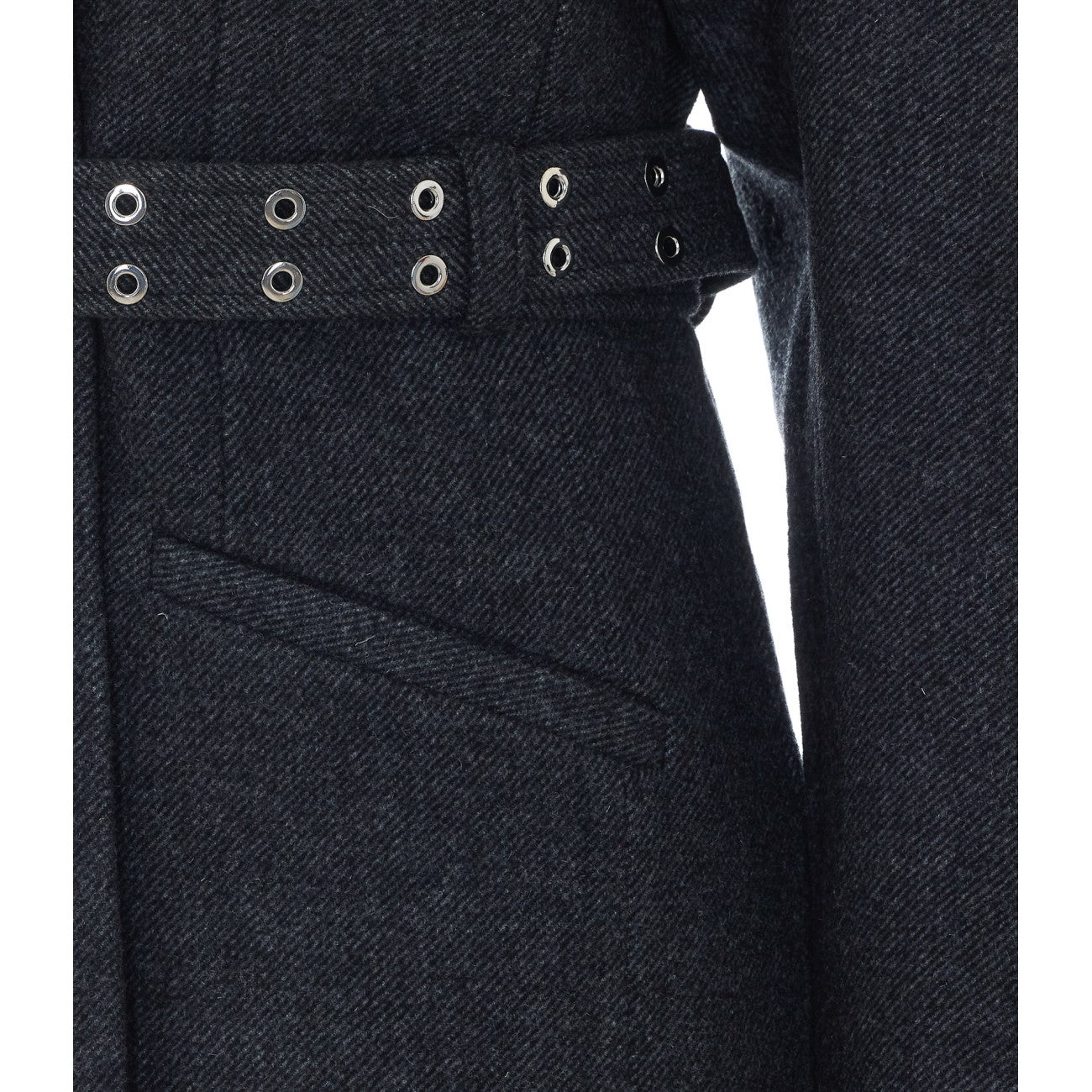 Ganni Women Wool Peacoat GANNI