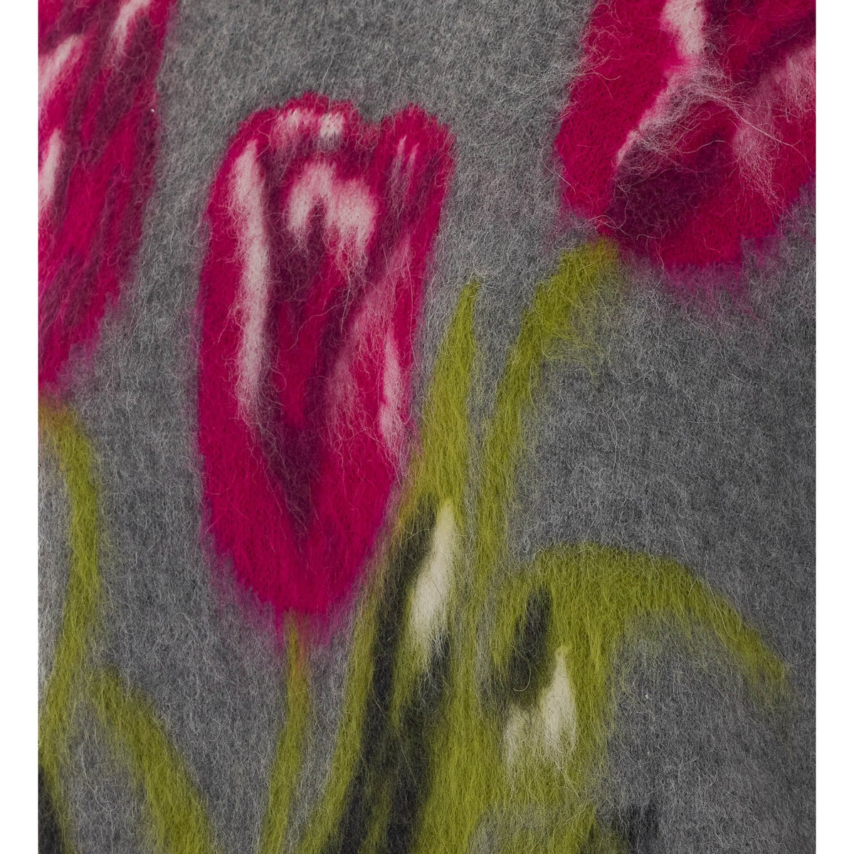 Maison Margiela Women Wool Sweater With Floral Motif MAISON MARGIELA
