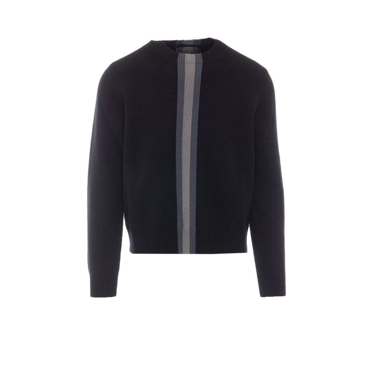 Gucci Men Wool Sweater With Tonal Web Tape GUCCI