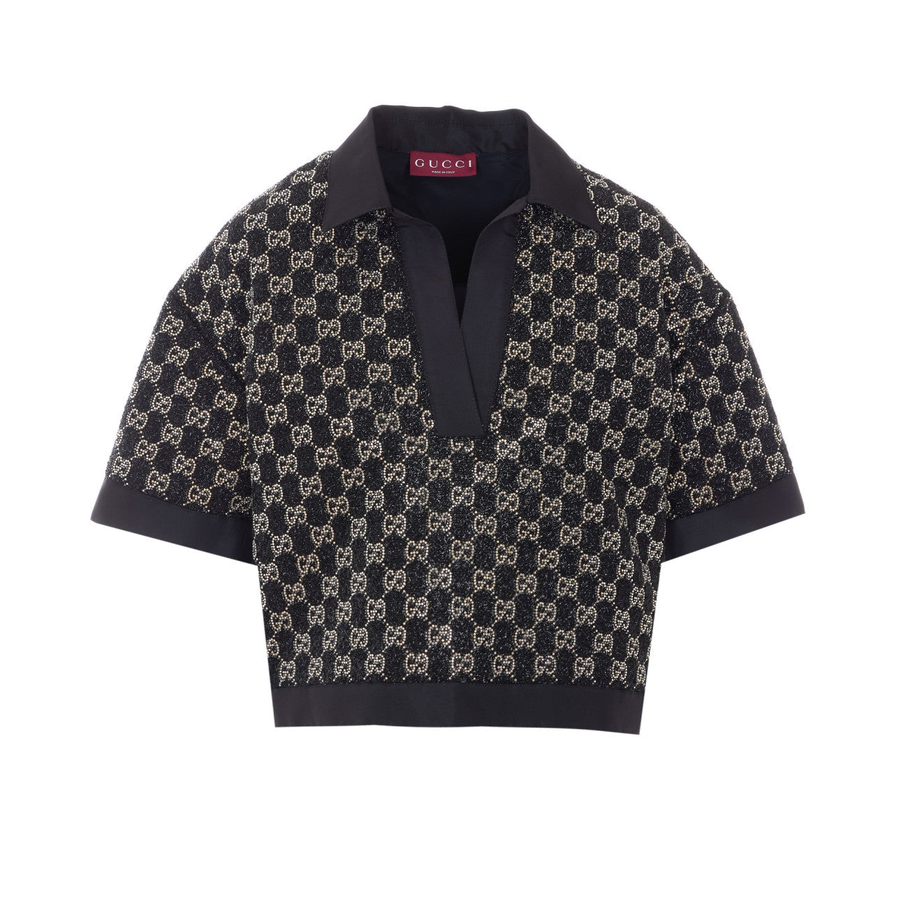 Gucci Women Wool Tweed Lame' Top
