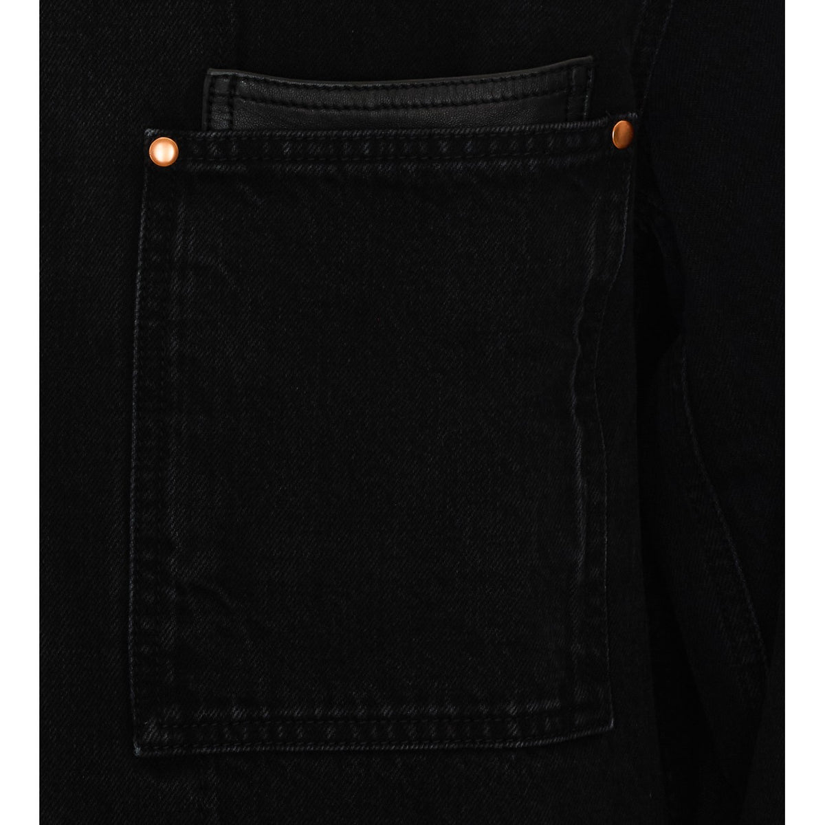 Lemaire Men Workwear Overshirt In Selvedge Denim LEMAIRE