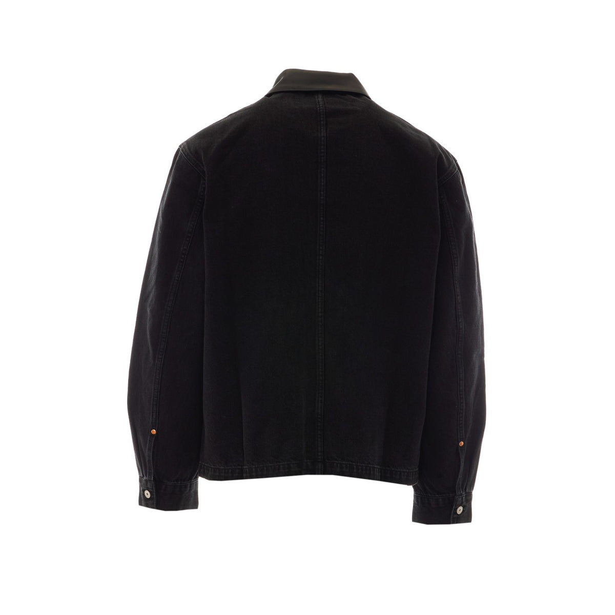 Lemaire Men Workwear Overshirt In Selvedge Denim LEMAIRE