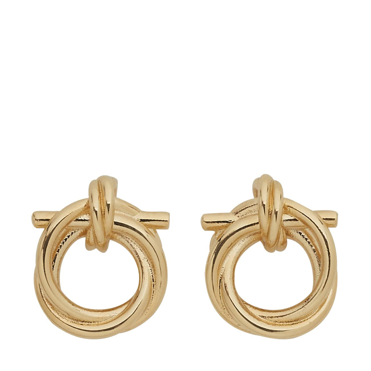 Ferragamo Women Xs Gancini Torchon Earrings FERRAGAMO