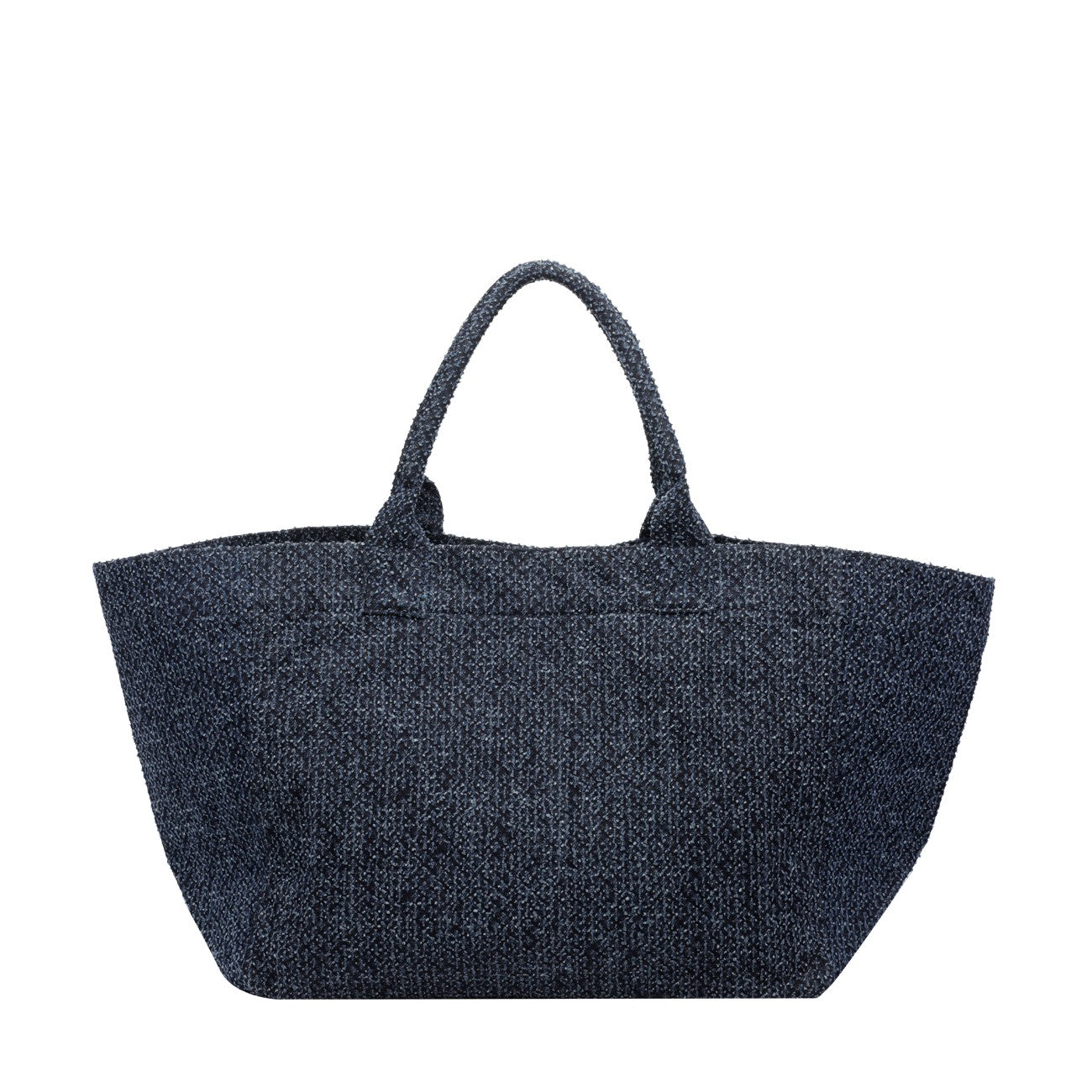 Ganni Women Xxl Bear Tweed Denim Shopper Bag GANNI