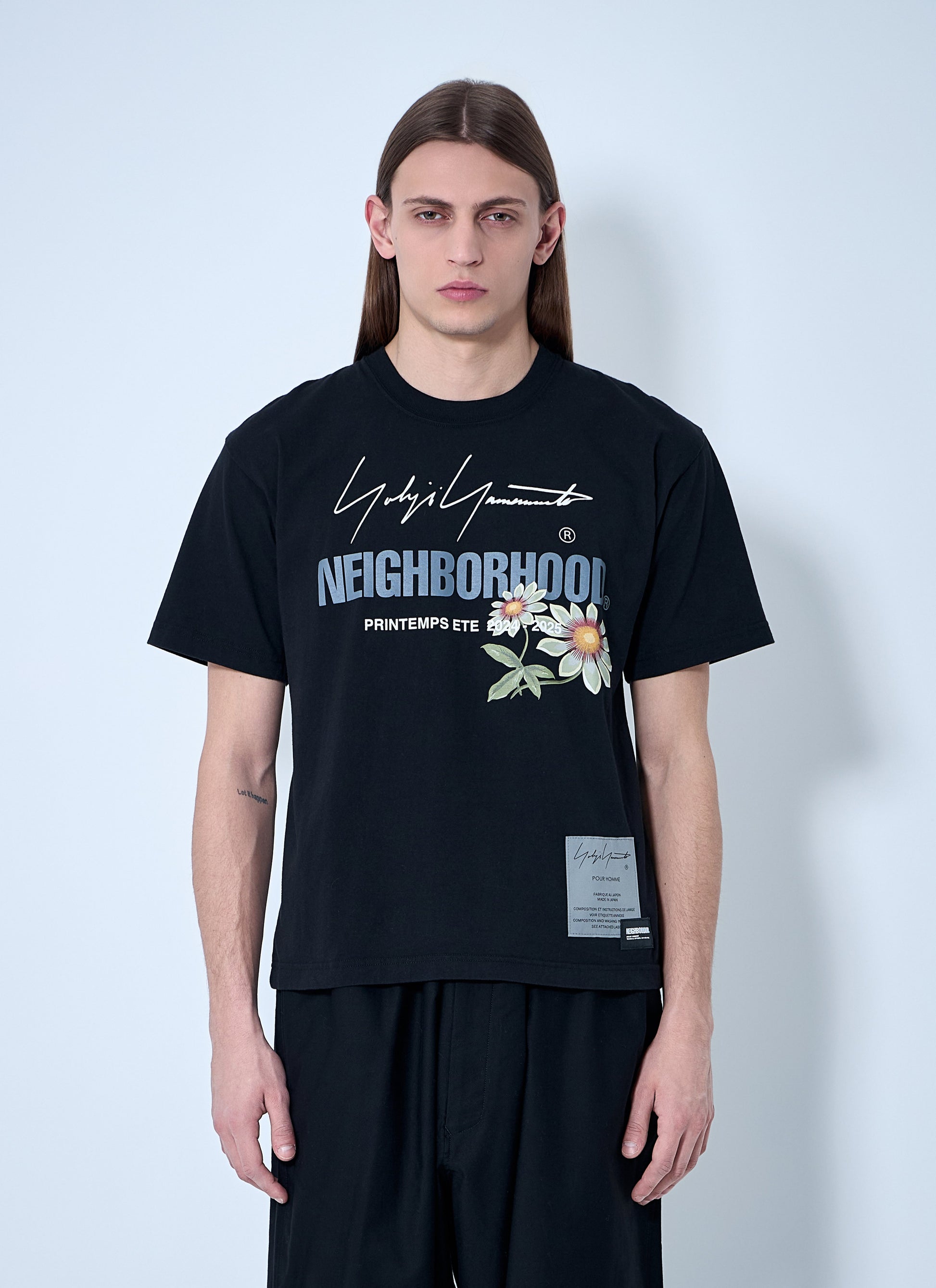 Yohji Yamamoto Men Logo Motif T-Shirt YOHJI YAMAMOTO