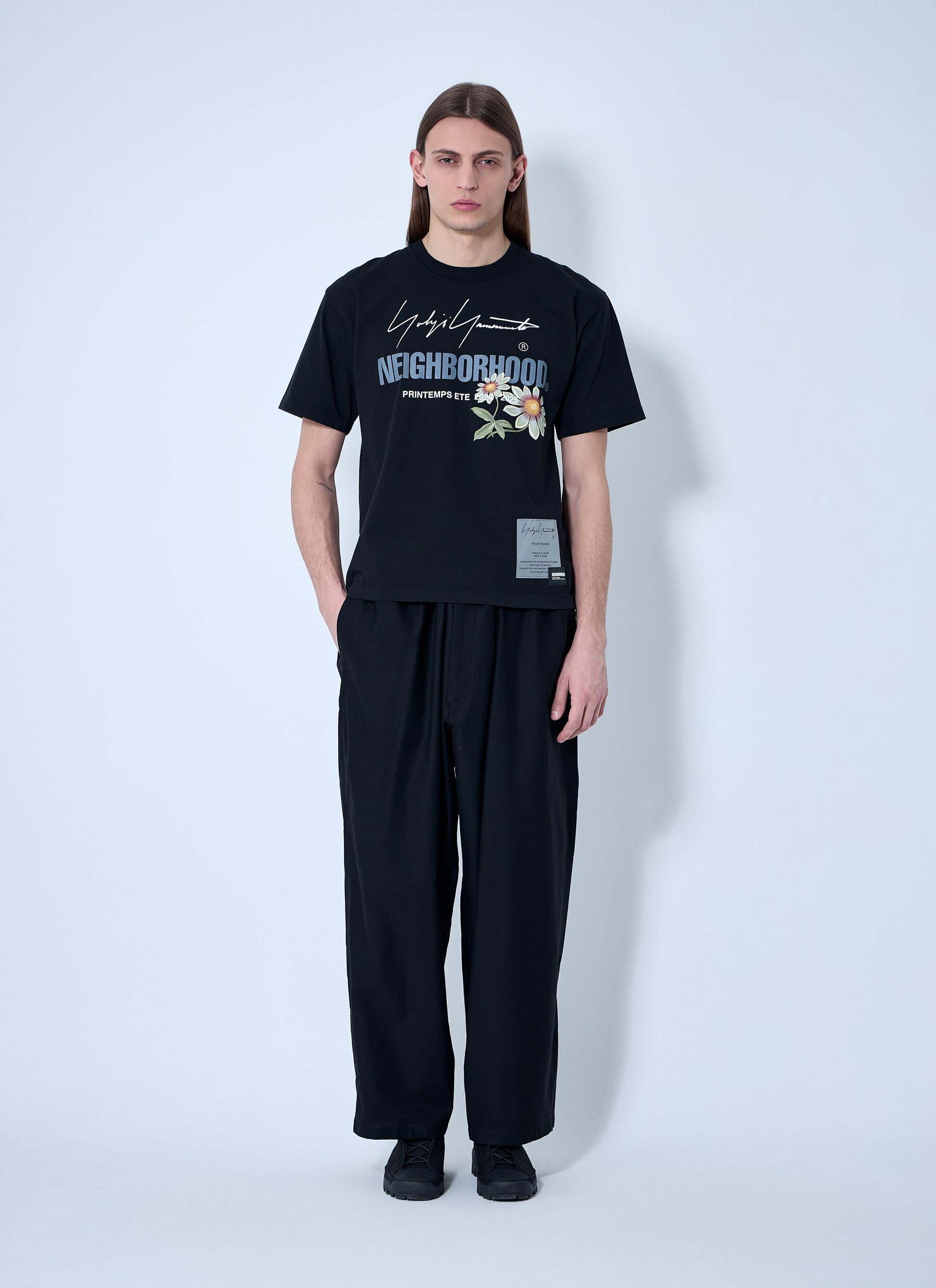 Yohji Yamamoto Men Logo Motif T-Shirt YOHJI YAMAMOTO