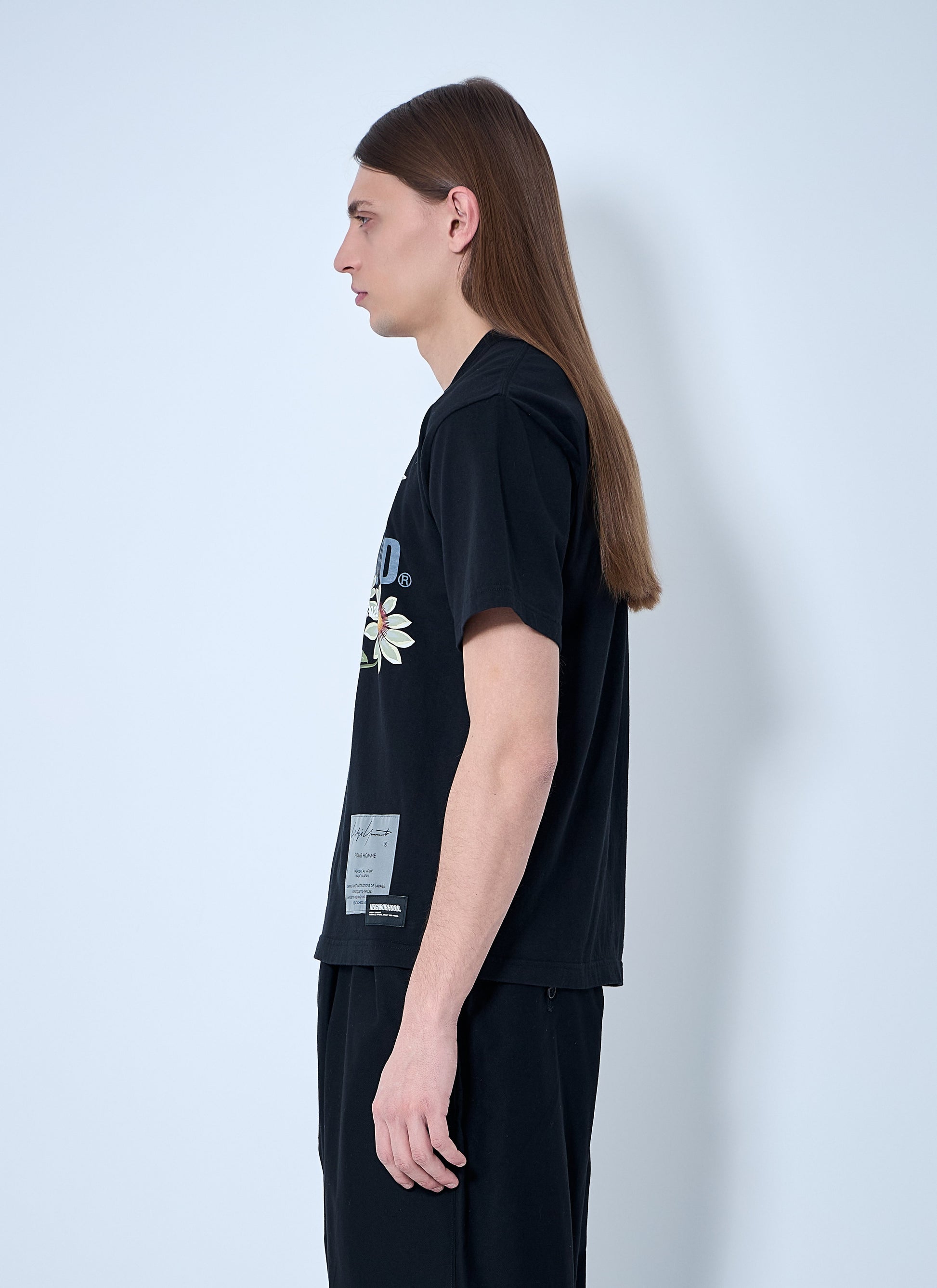 Yohji Yamamoto Men Logo Motif T-Shirt YOHJI YAMAMOTO