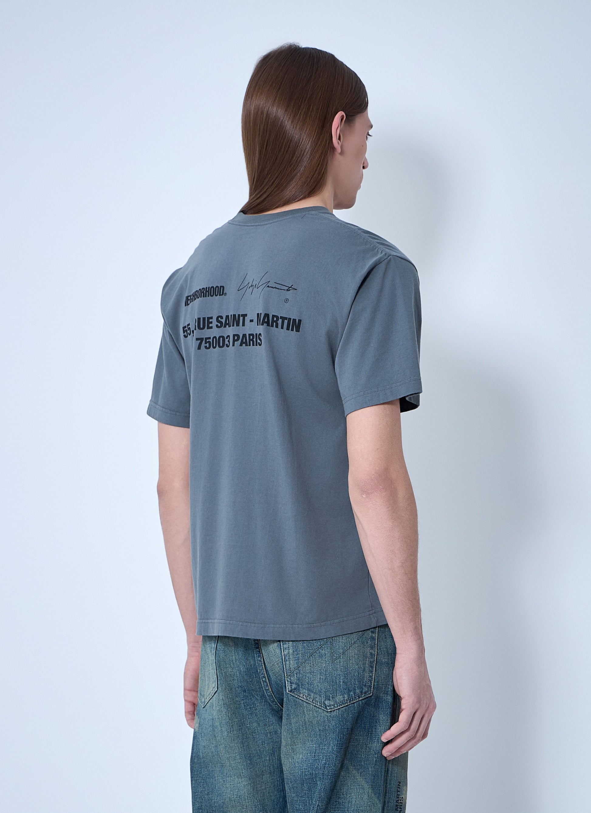 Yohji Yamamoto Men Logo Motif T-Shirt Yohji Yamamoto