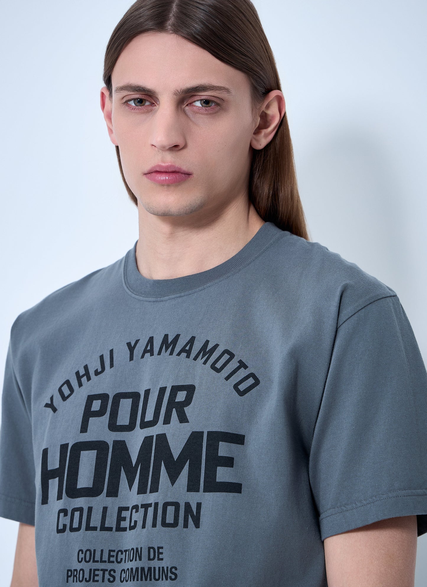 Yohji Yamamoto Men Logo Motif T-Shirt Yohji Yamamoto