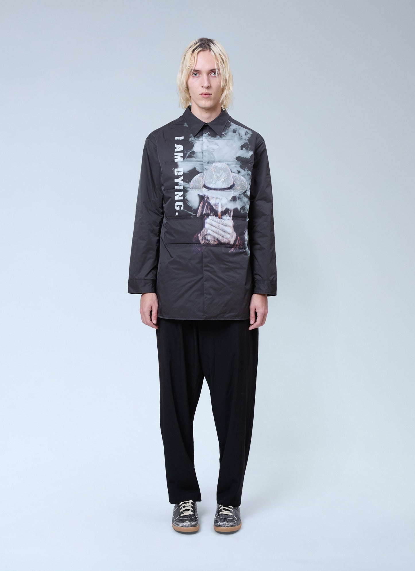 Yohji Yamamoto Men Printed Padded Shirt YOHJI YAMAMOTO